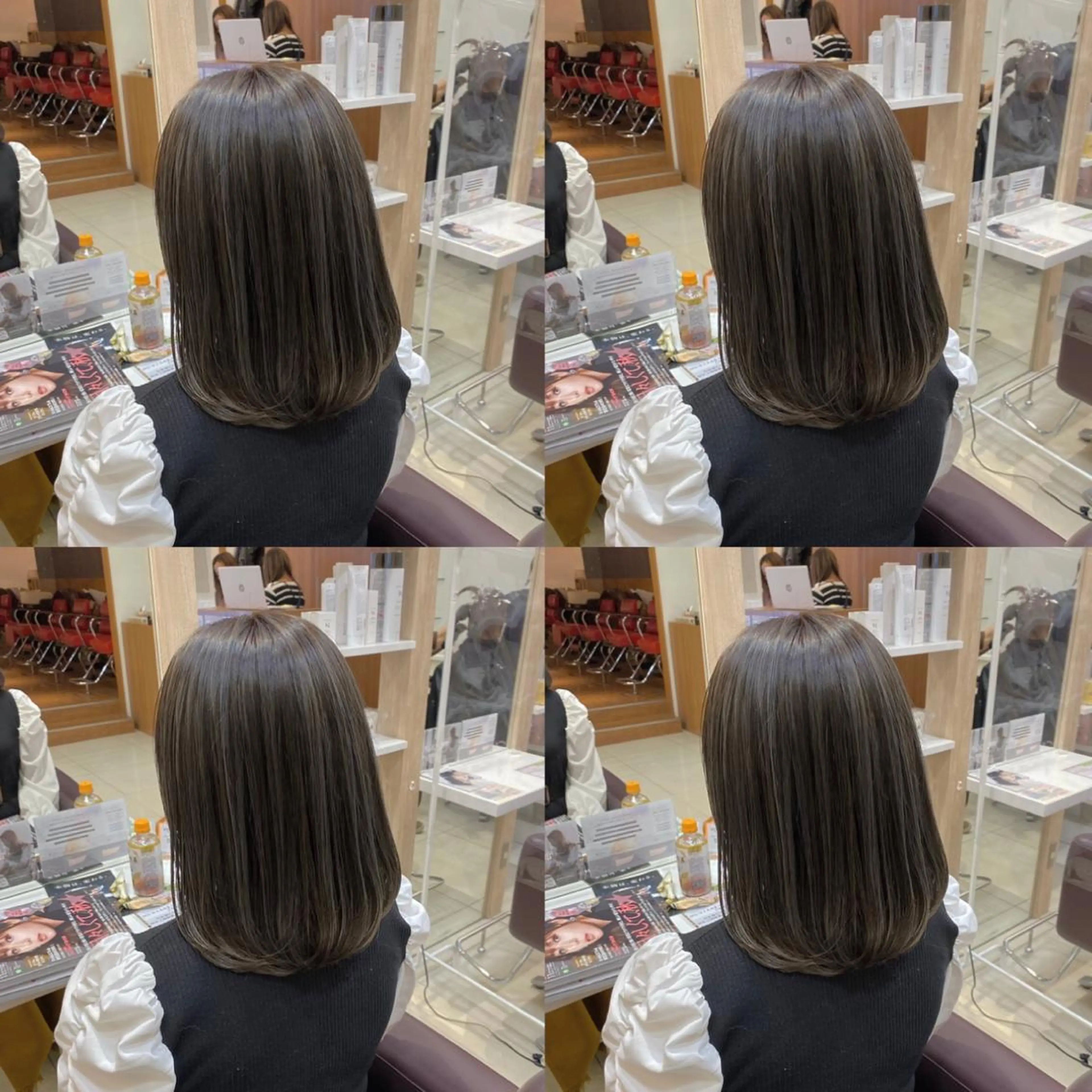 ミディアム カラー ヘアカラー トリートメント 【カラー指名No 1✨】原田響のヘアスタイル
