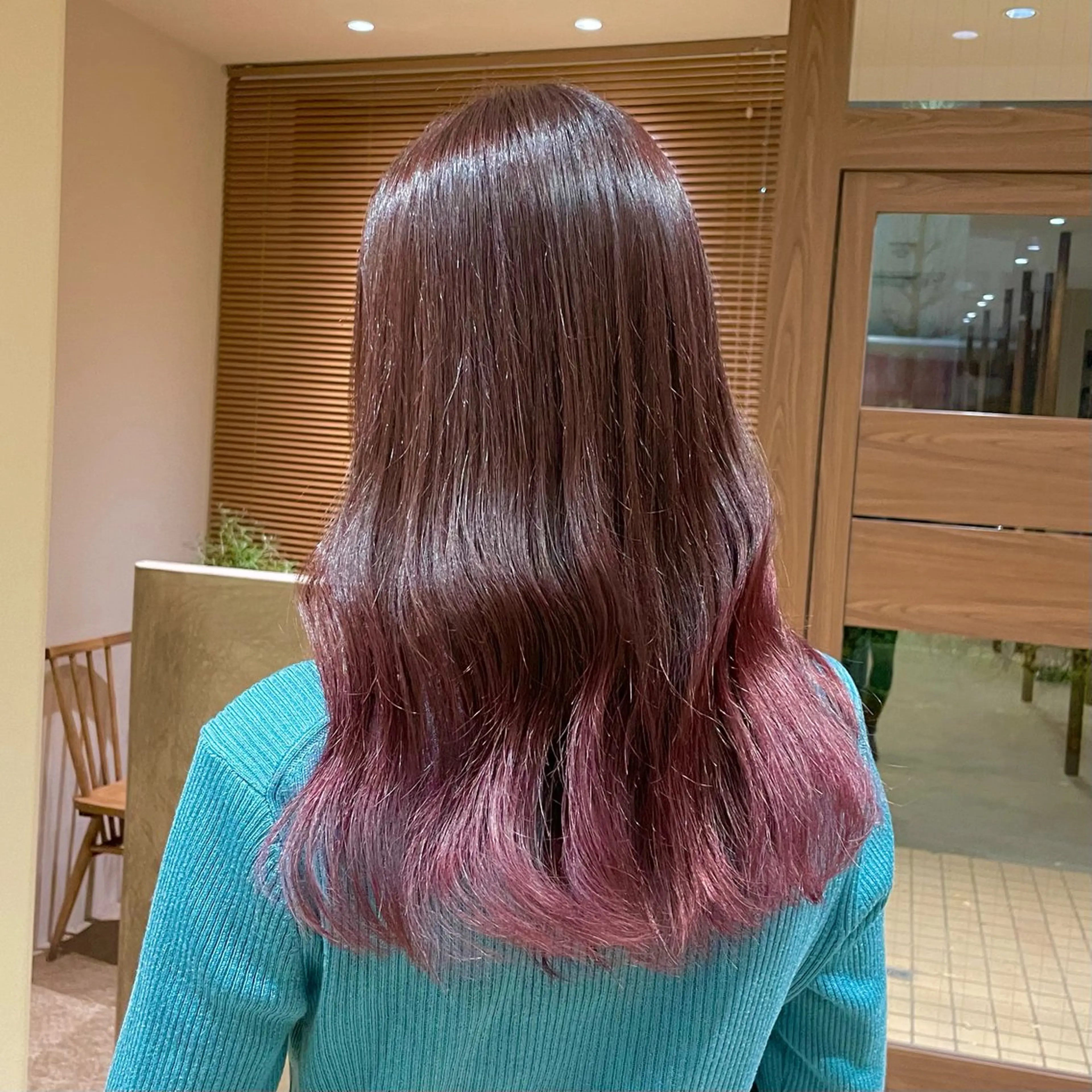 ロング 中山 遥のヘアスタイル