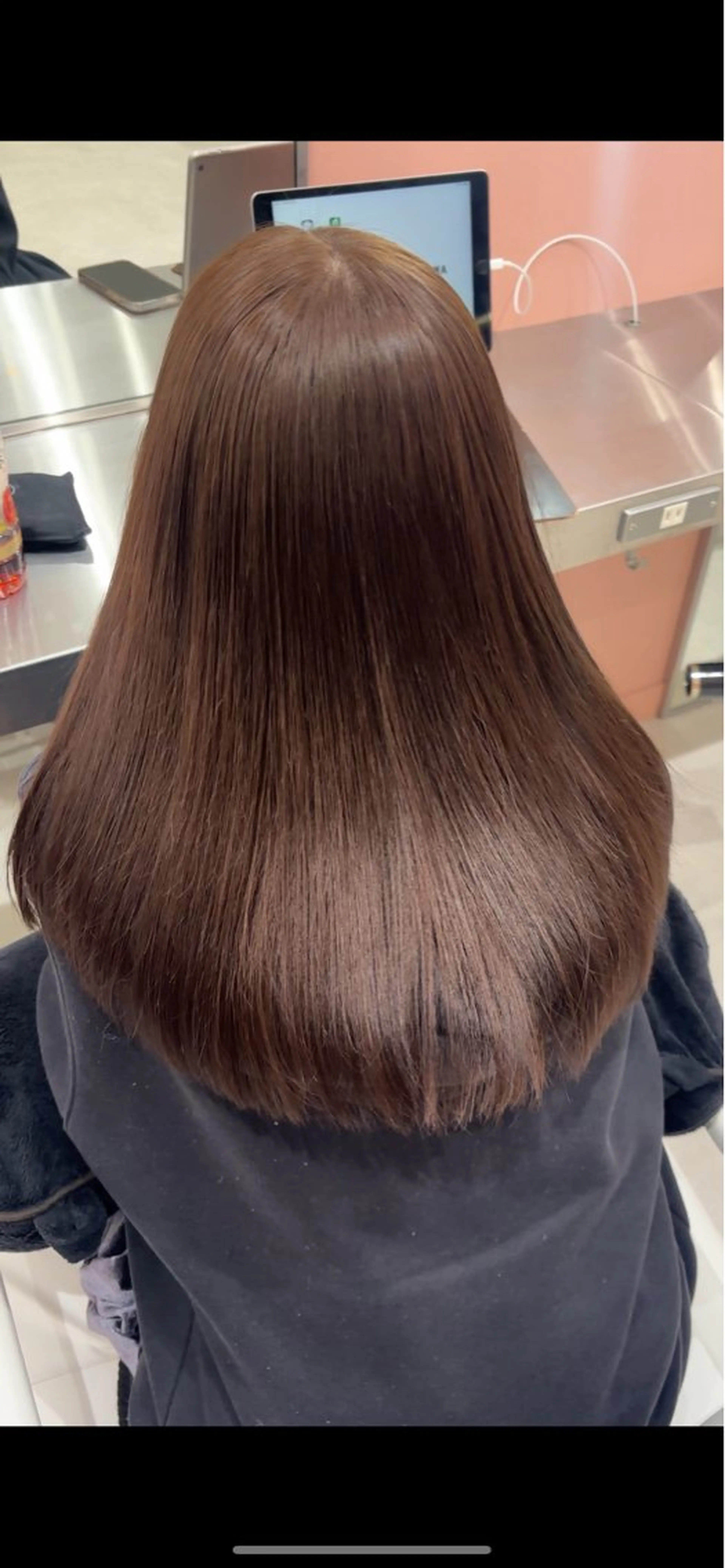 ロング カラー ヘアカラー 🩶横浜美容室 透明感カラー✝️るみのヘアスタイル