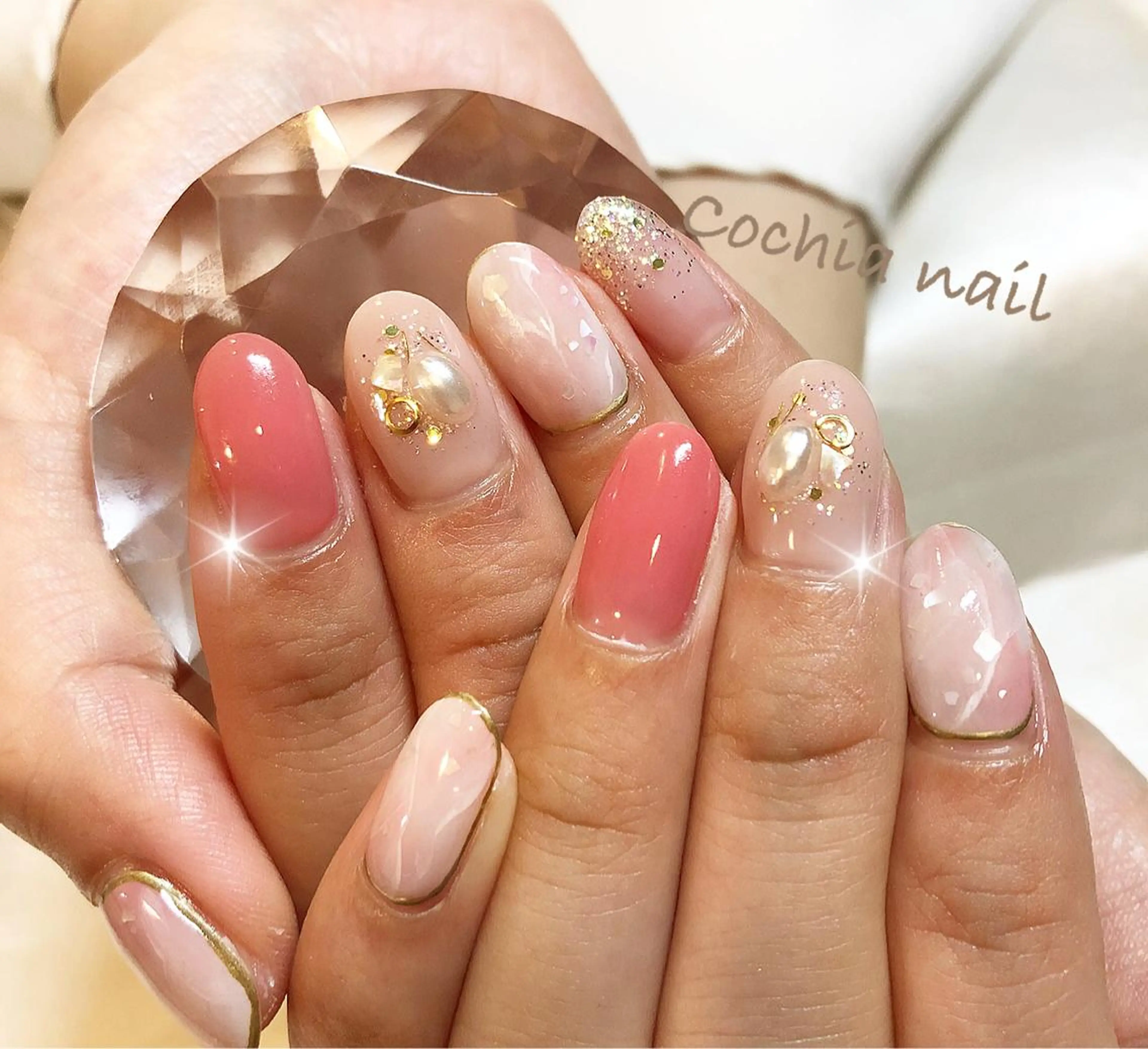 ネイル ハンドネイル ☆Cochia nail☆のネイルデザイン