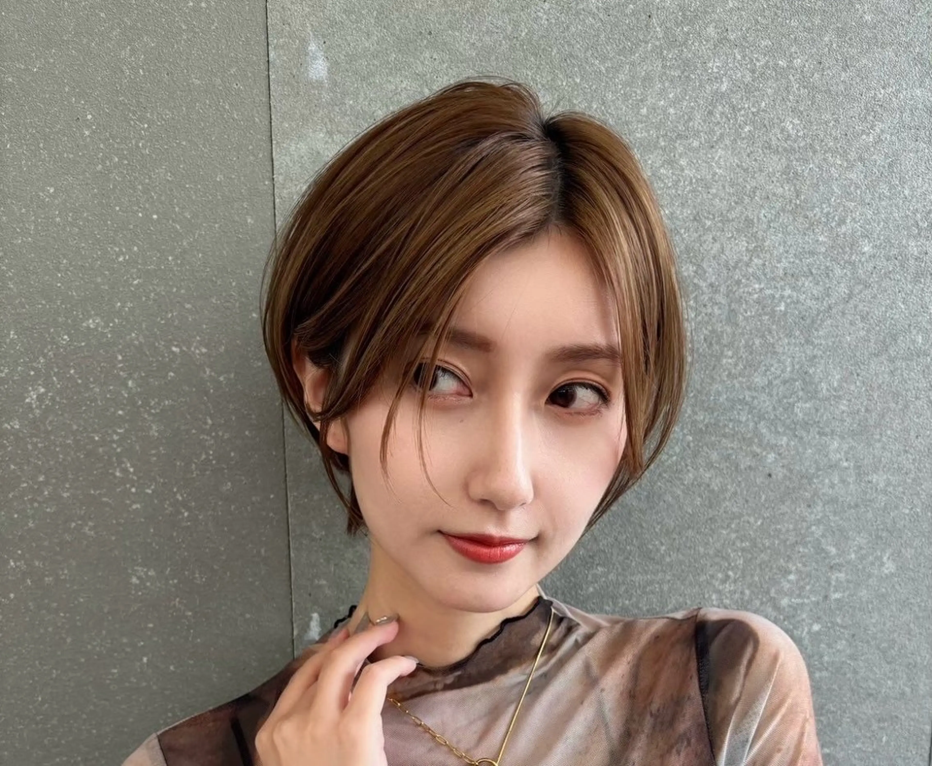 ロング ショートボブ ボブ Lond Role所属・🎀透明感カラー shizuka🎀のヘアスタイル
