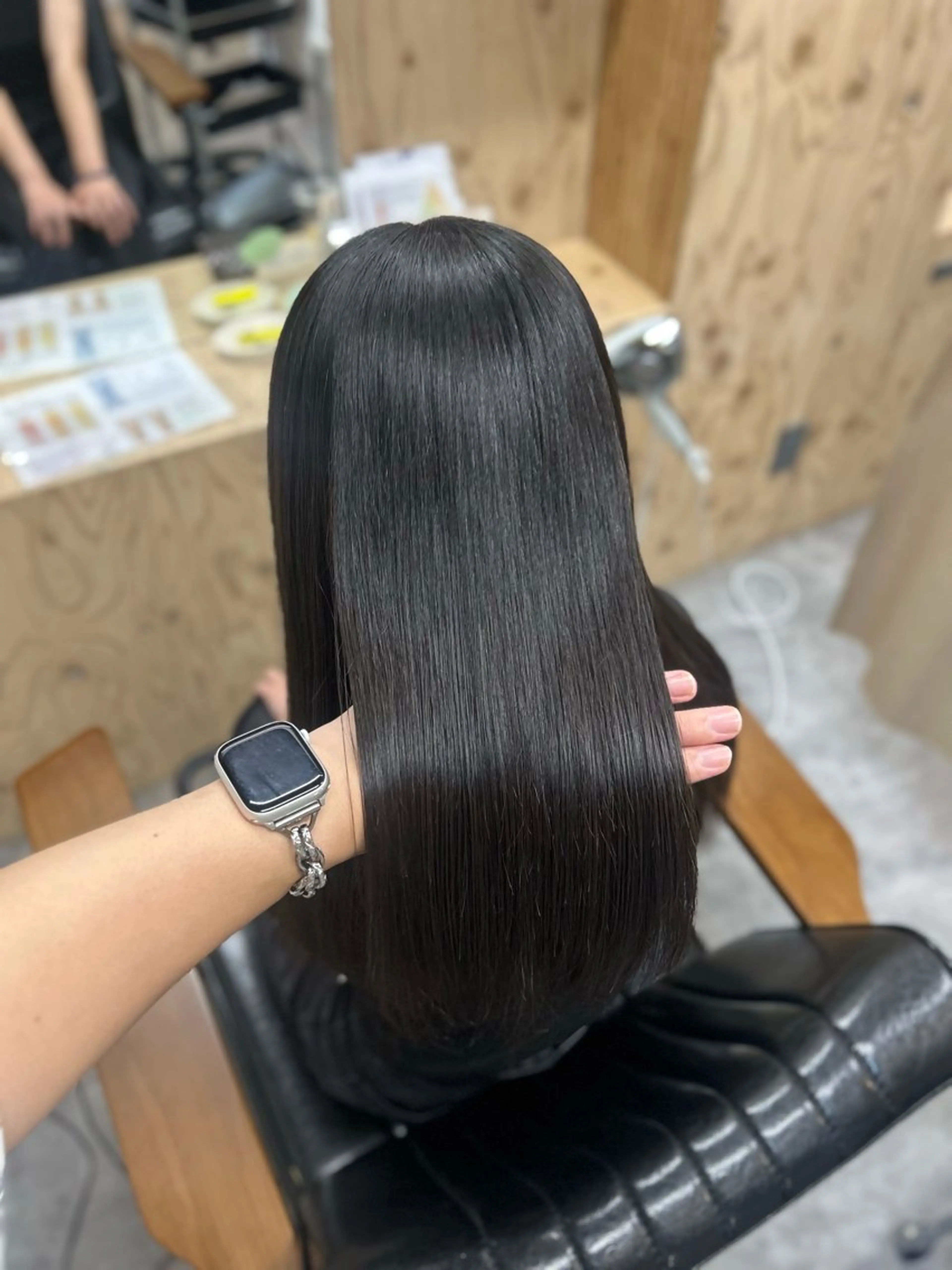 ロング ロング 縮毛矯正 トリートメント 岩田 一駿/名古屋/ 伏見/栄/縮毛矯正のヘアスタイル