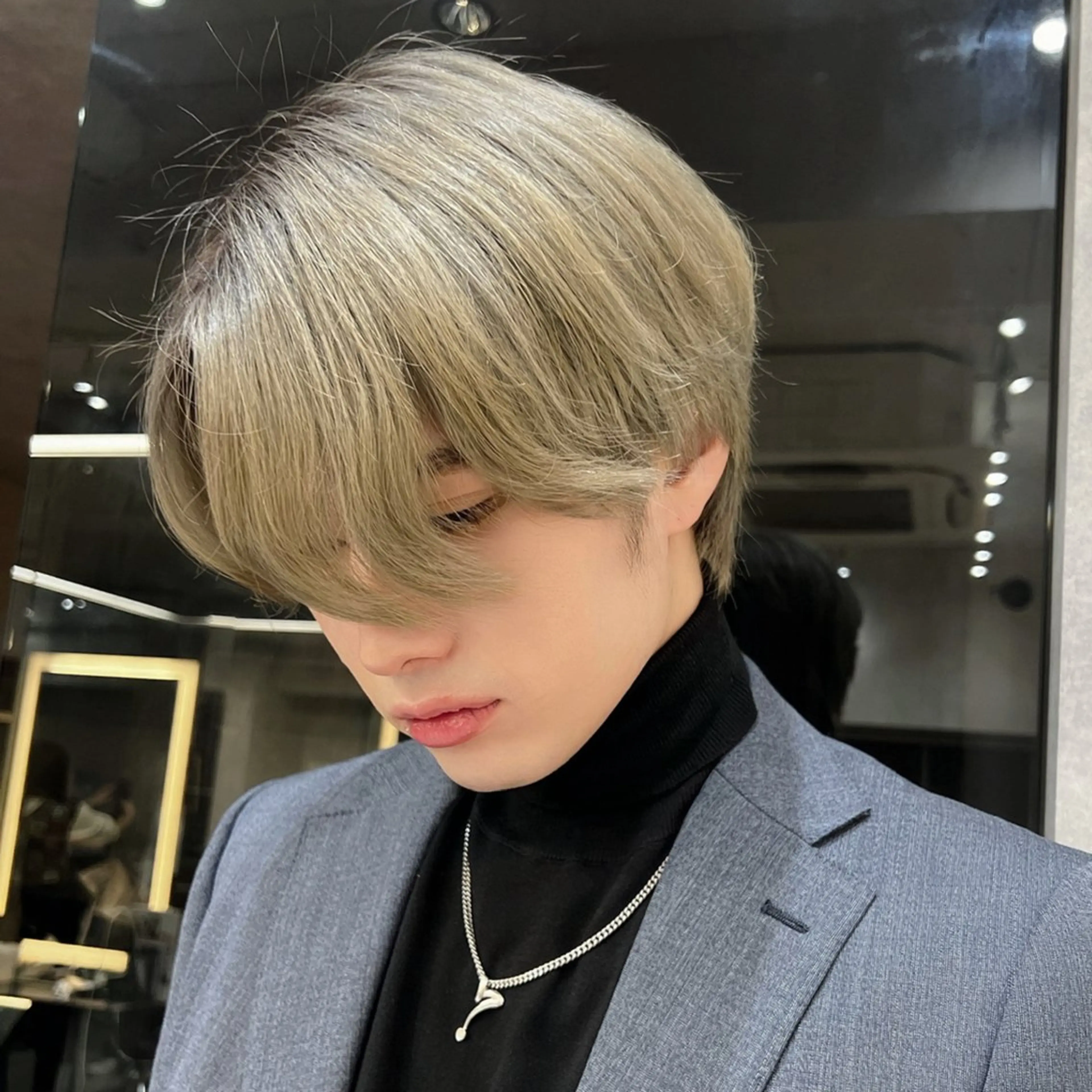 カラー メンズ Lond   ange池袋所属・メンズ特化美容師✂️ 和野瑛怜菜のヘアスタイル