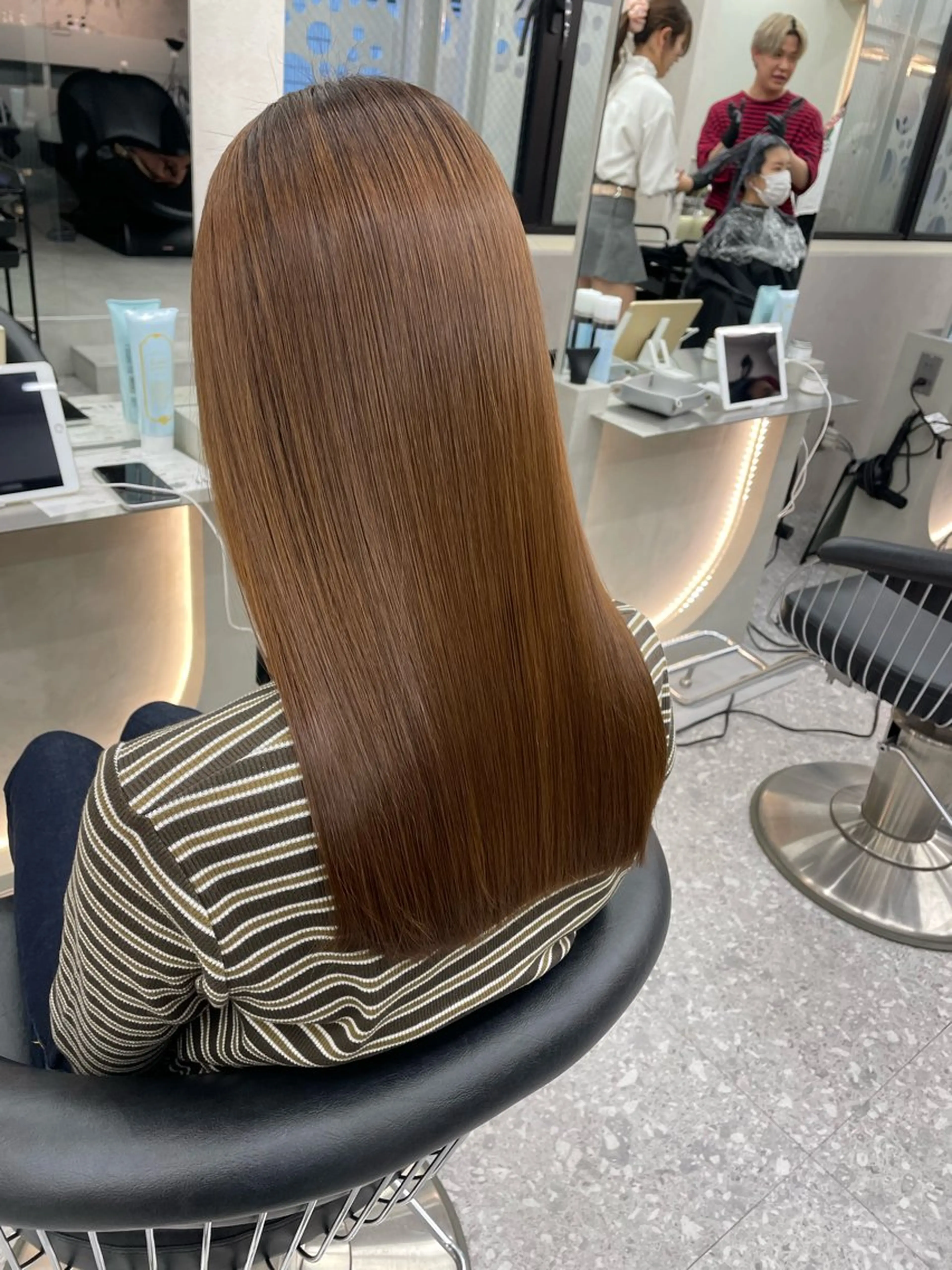 ロング カラー トリートメント 《髪質改善✖️ハイト ーン🧸》小嶋拓也のヘアスタイル