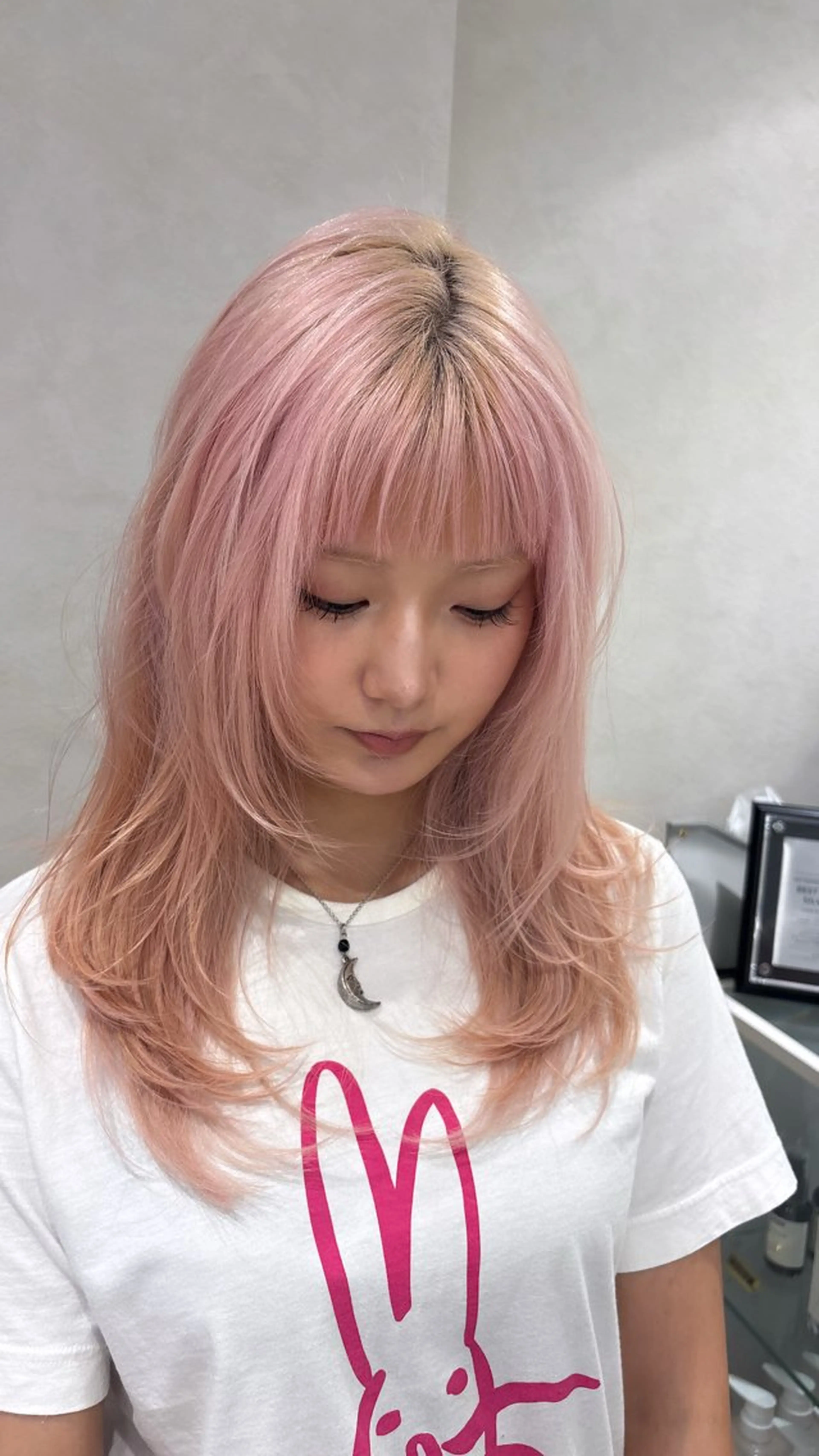 セミロング ハッシュカット ハイレイヤー レイヤーカット Lond mare ✂︎YUTAのヘアスタイル