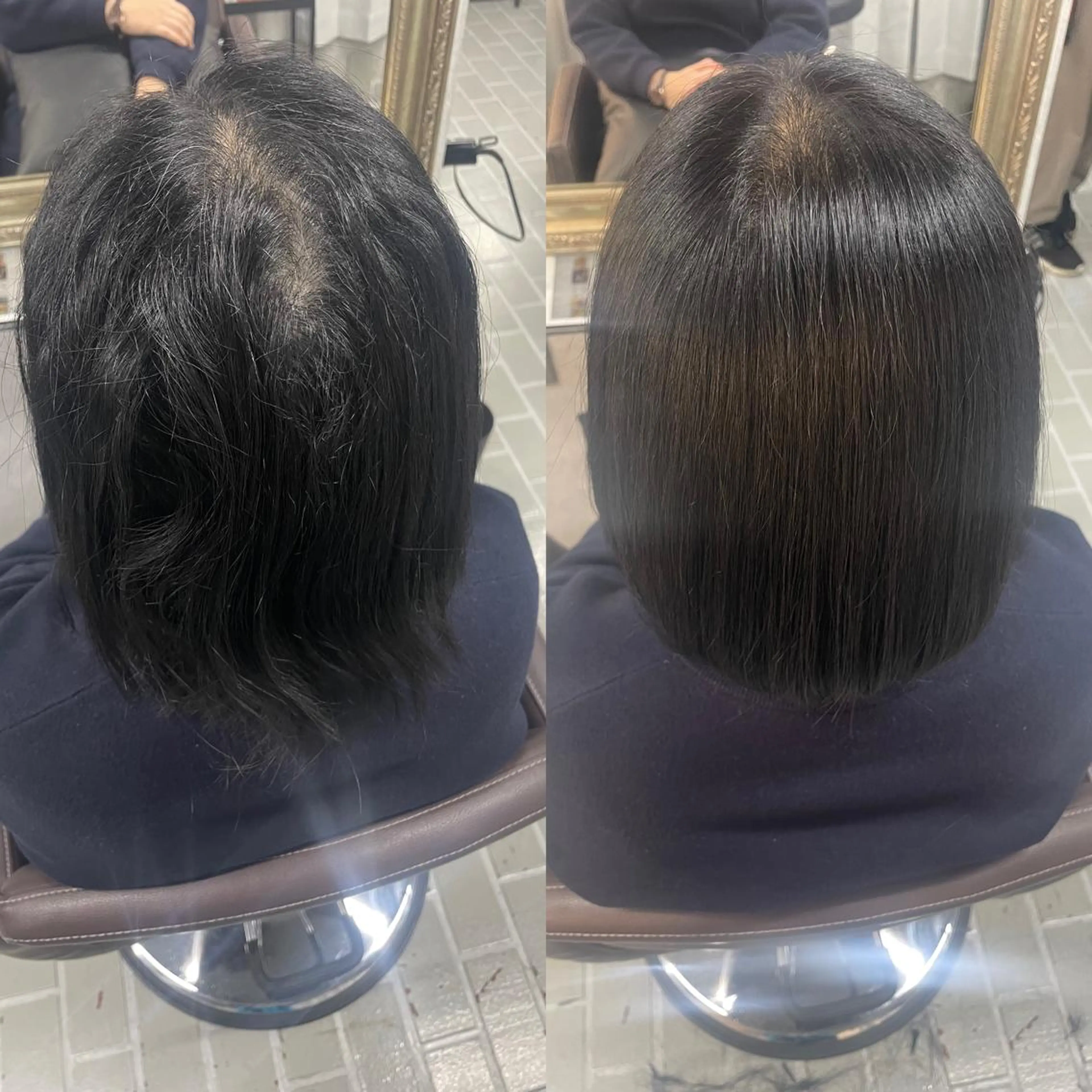 ミディアム カラー 髪質改善 トリートメント 巣鴨髪質改善サロン 🌈NONOKAのヘアスタイル