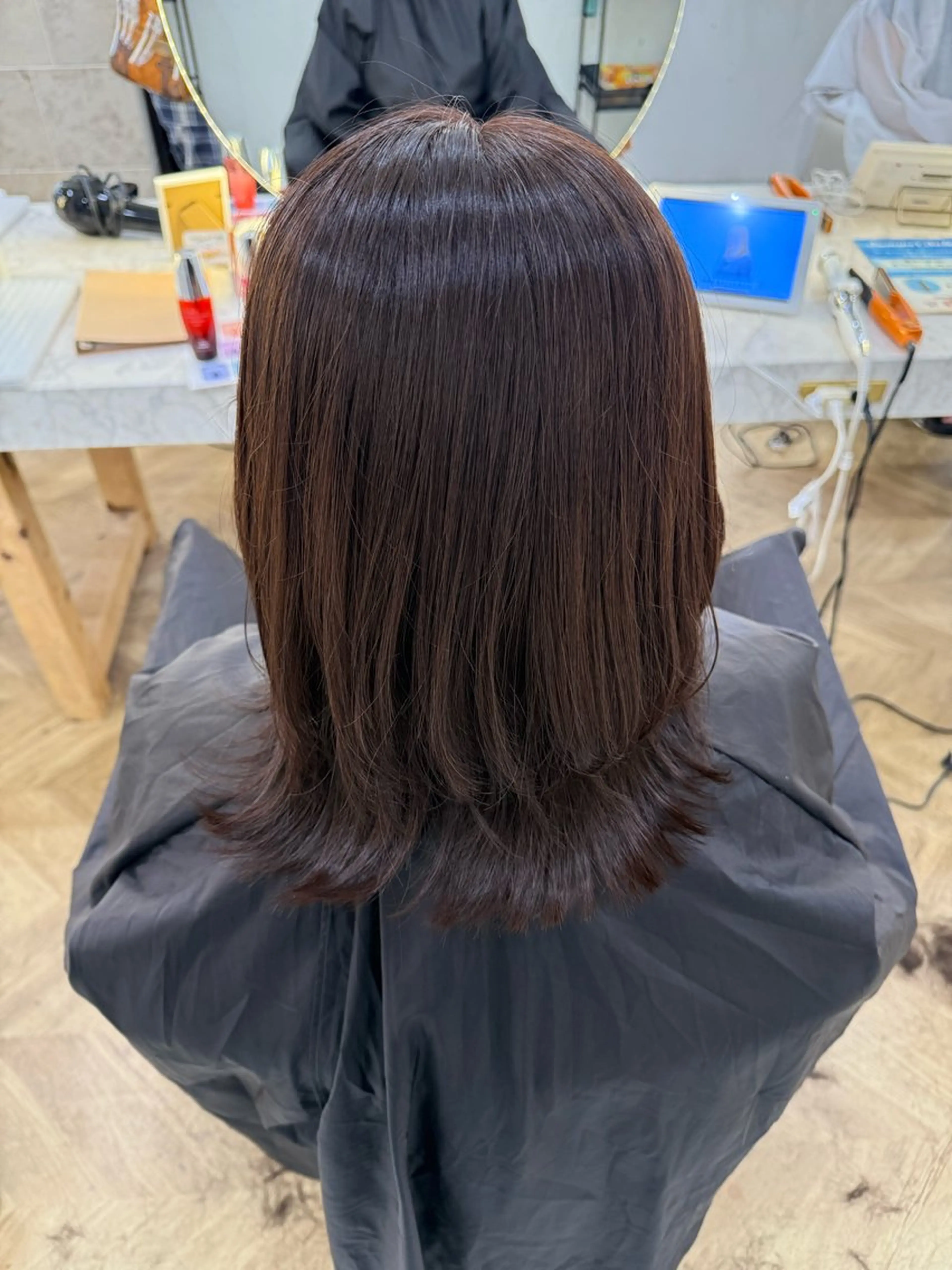ミディアム ヘアカラー トリートメント 小林 美月のヘアスタイル
