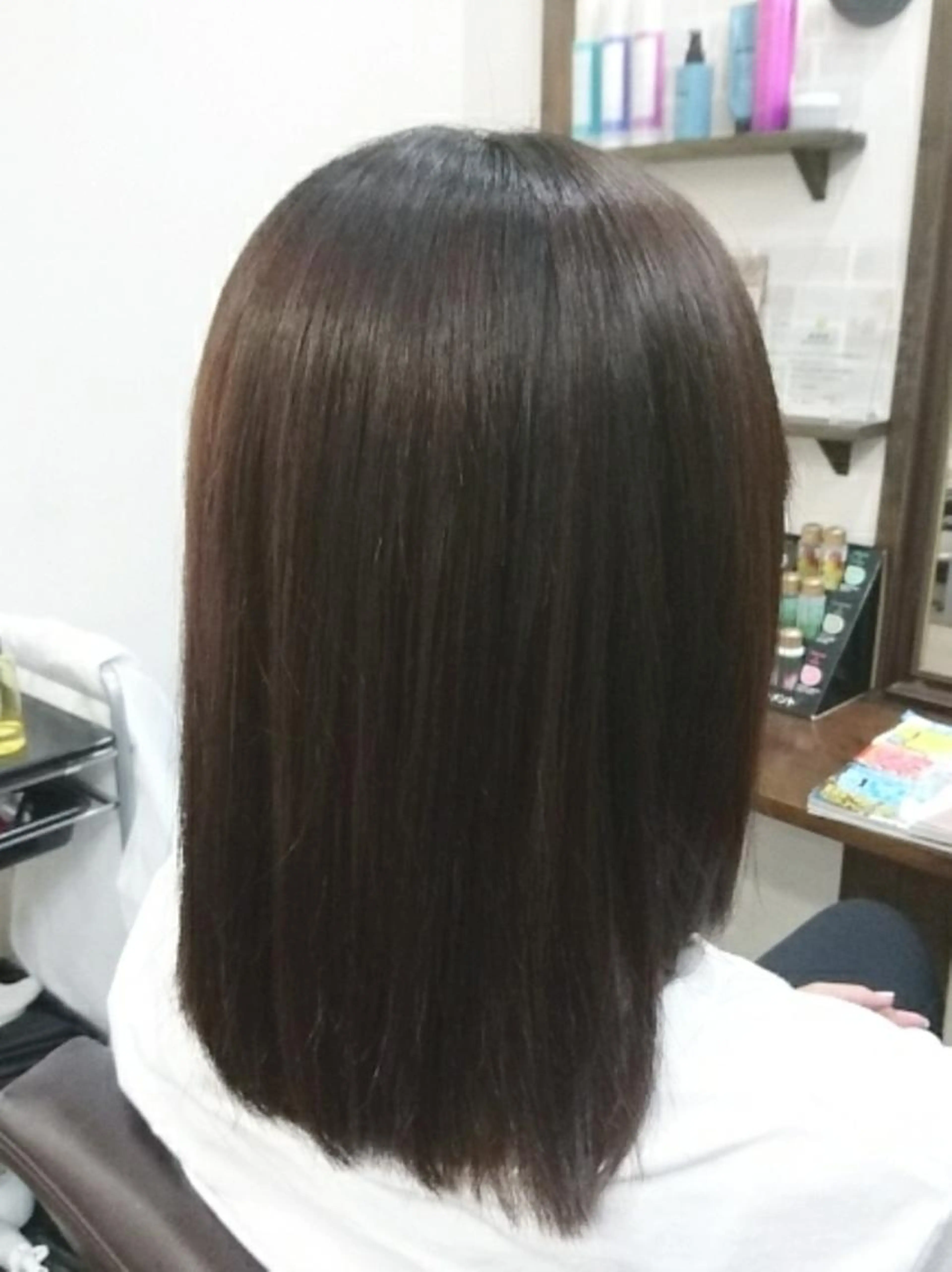 カット＋コラーゲン縮毛矯正＋トリートメントの写真