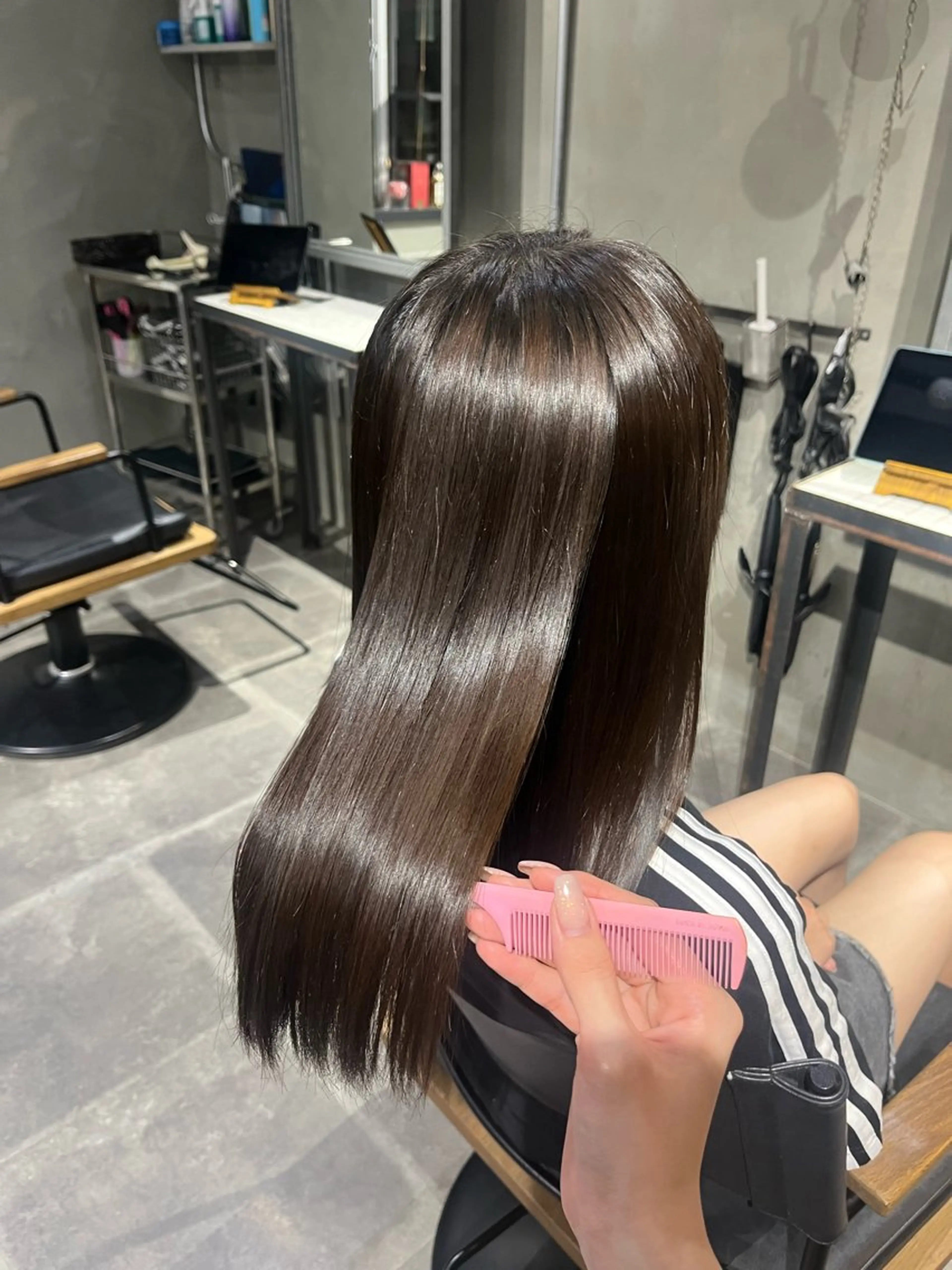 ⭐️モデル限定価格⭐️縮毛矯正➕1 step トリートメントの写真