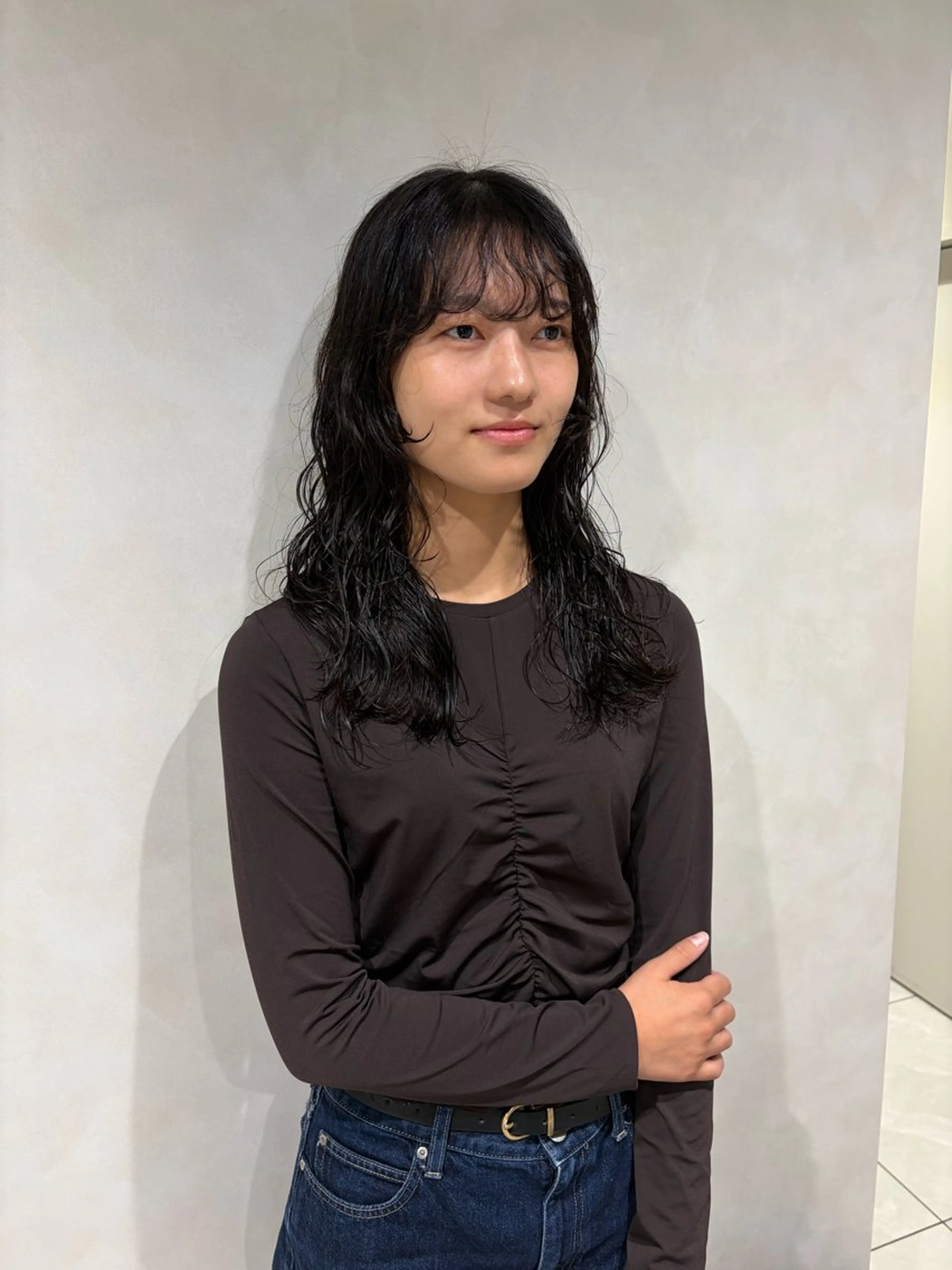 セミロング 池袋/縮毛矯正/ 髪質改善/【光輝】のヘアスタイル