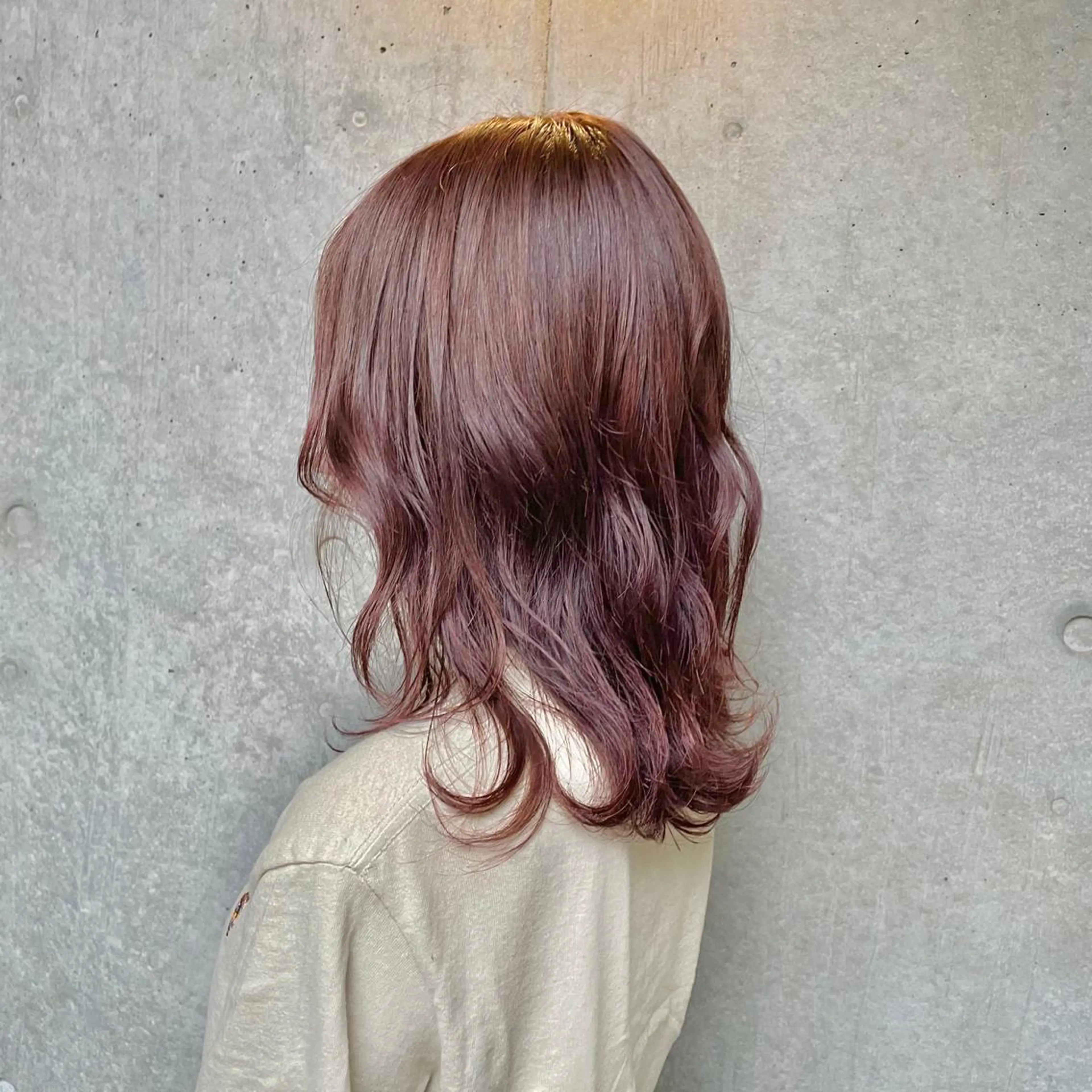 カラー ブリーチ ブリーチなしカラー ピンクカラー 🫧BUBBLES 新所沢　かとうゆきのヘアスタイル