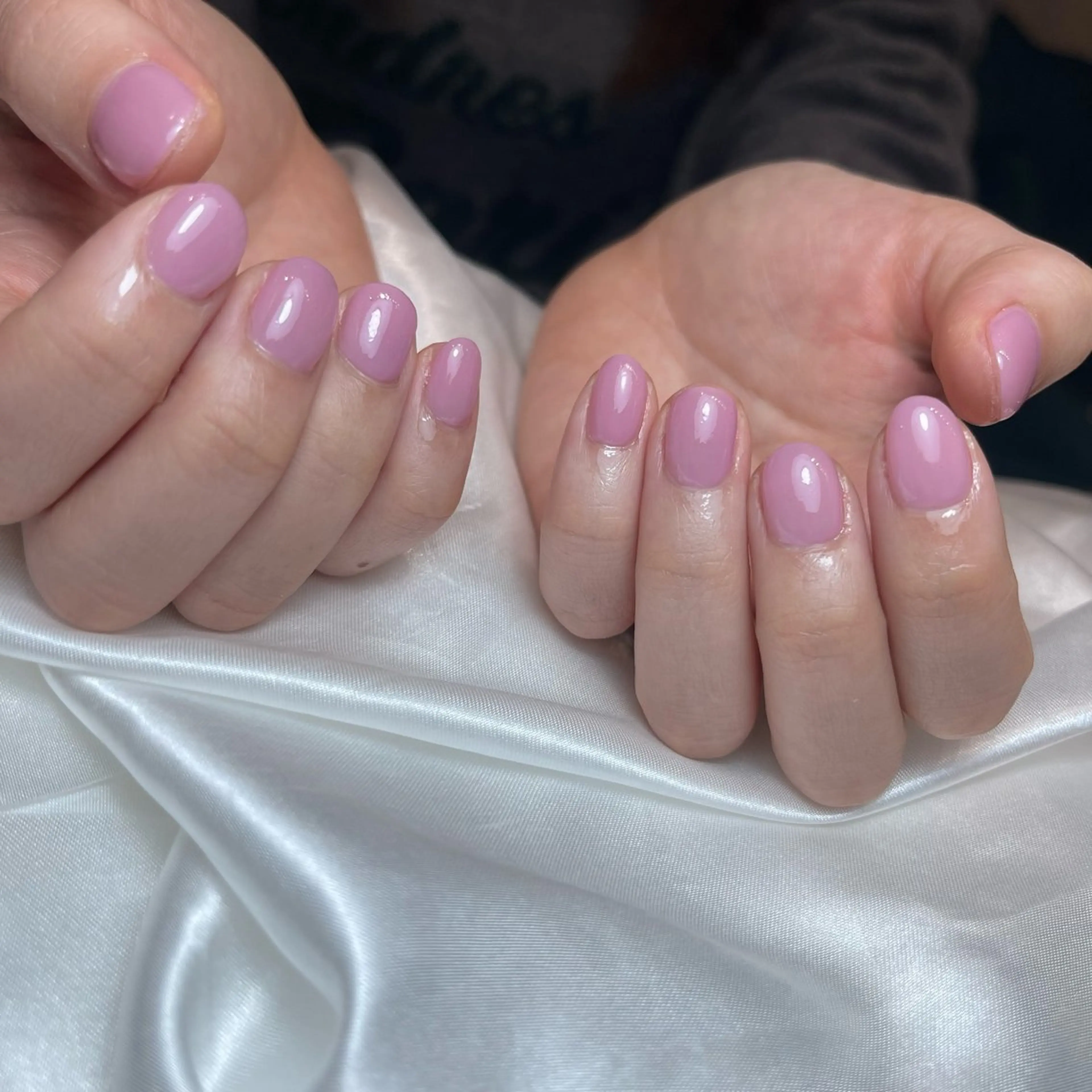 ネイル ジェルネイル ワンカラーネイル salon de Tiara 碧のネイルデザイン