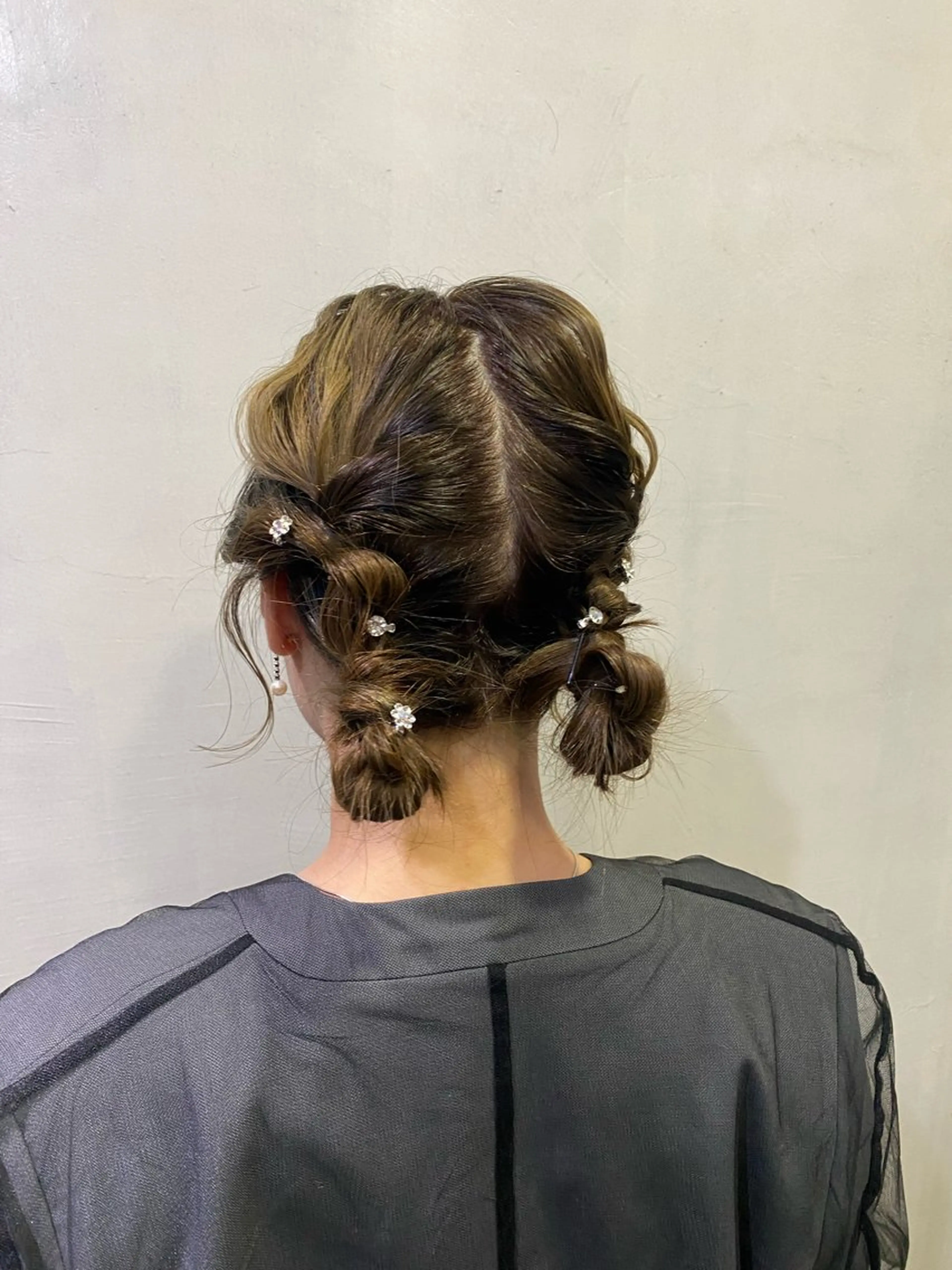 ミディアム ヘアセット 髪質改善特化🥣🫧 天神美容室のヘアスタイル