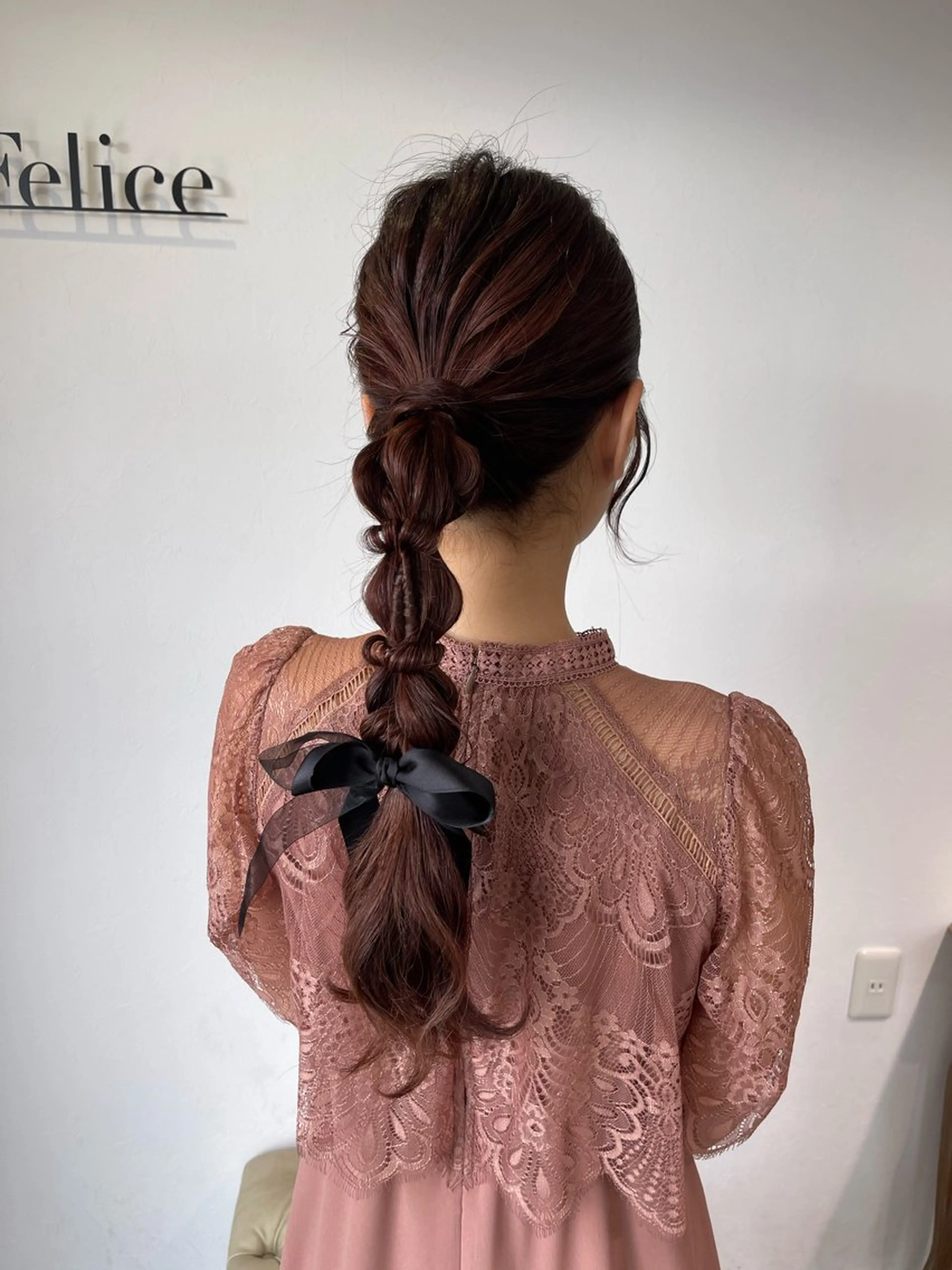 ロング ヘアアレンジ ヘアセット Felice Erikaのヘアスタイル