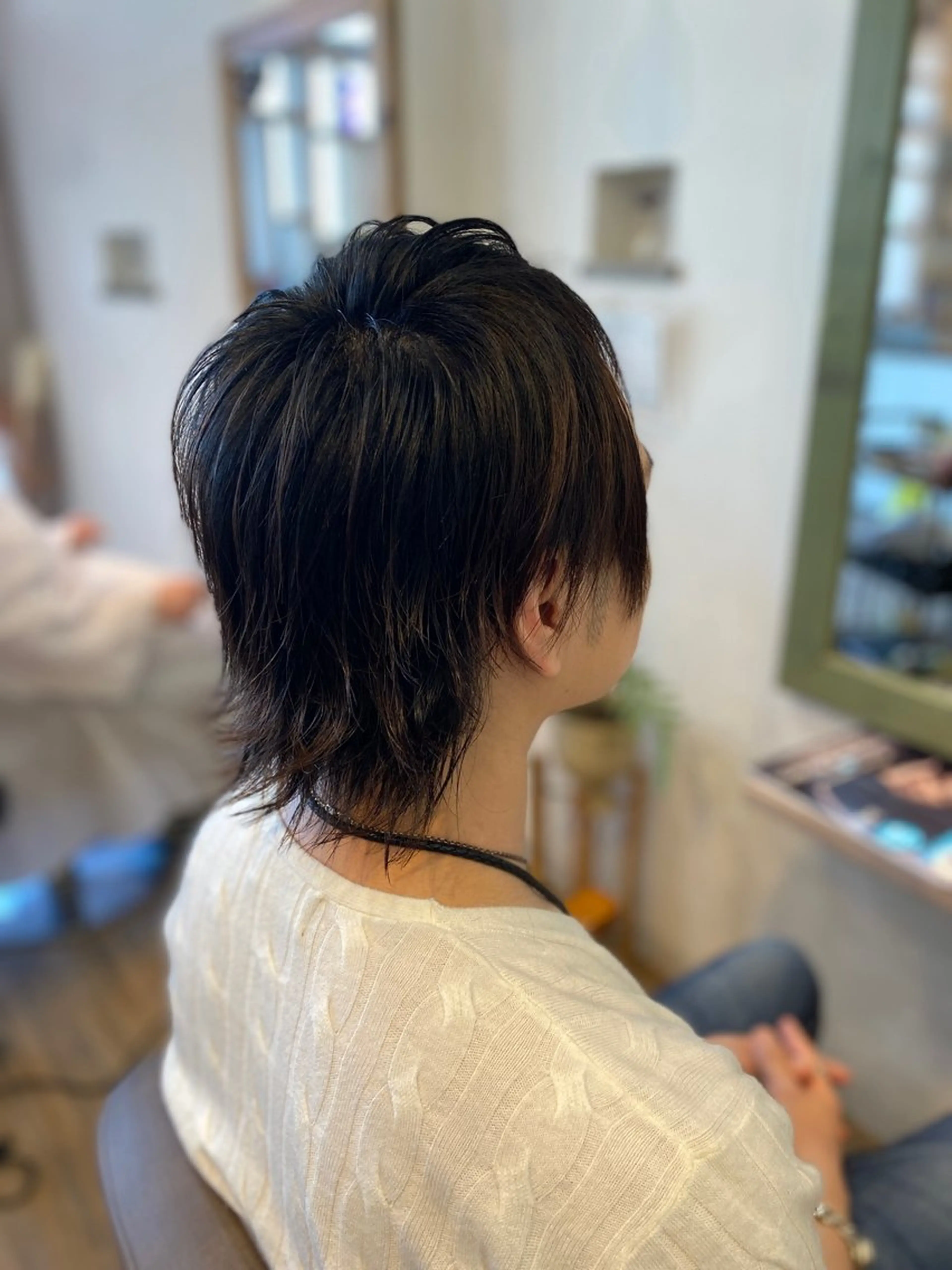 ショート メンズ メンズウルフカット ショートヘア ウルフカット カット 安住 千明のヘアスタイル