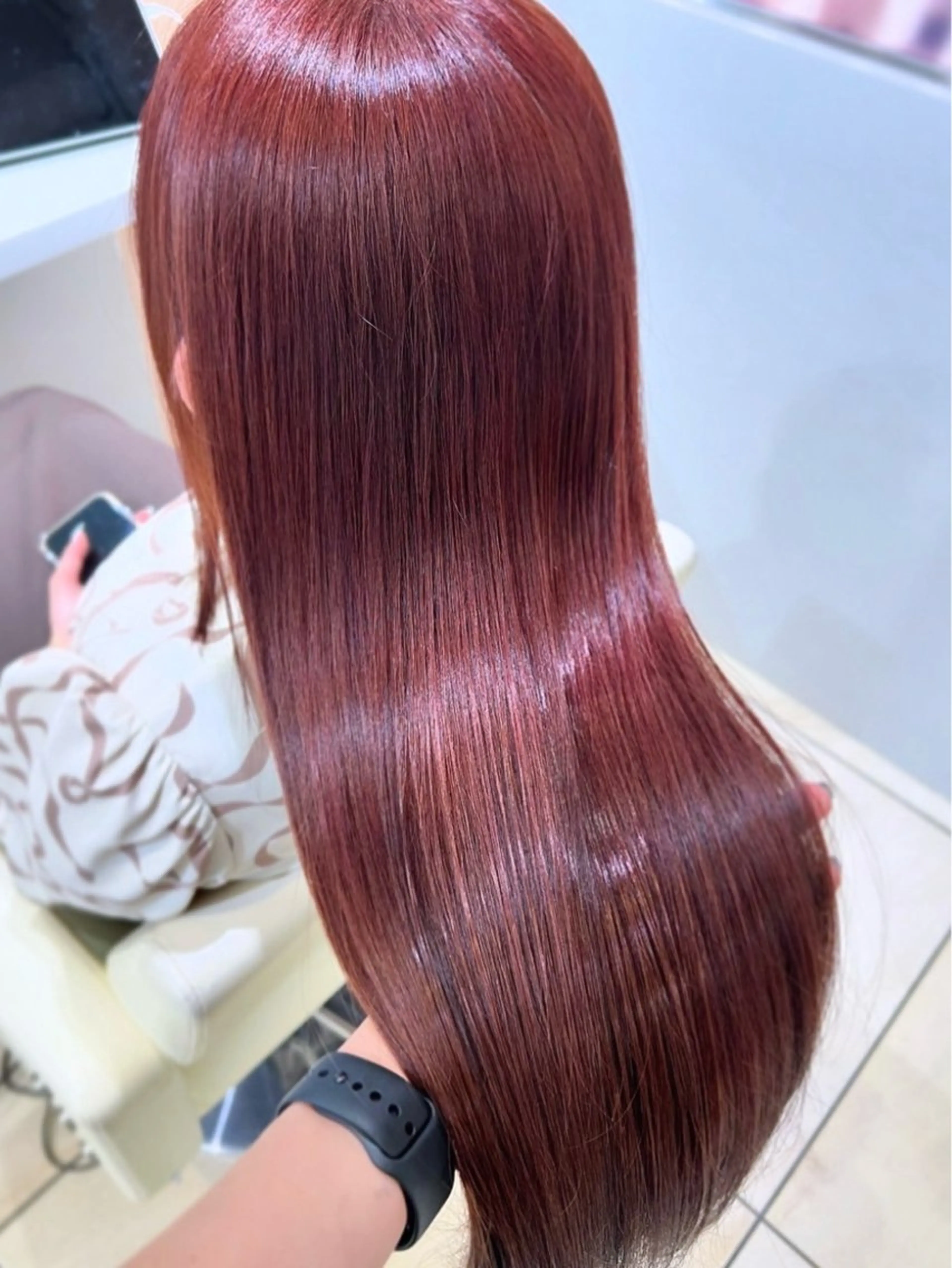 ロング カラー ヘアカラー トリートメント 𝐌𝐢𝐤𝐮/ オタク/暖色カラーのヘアスタイル