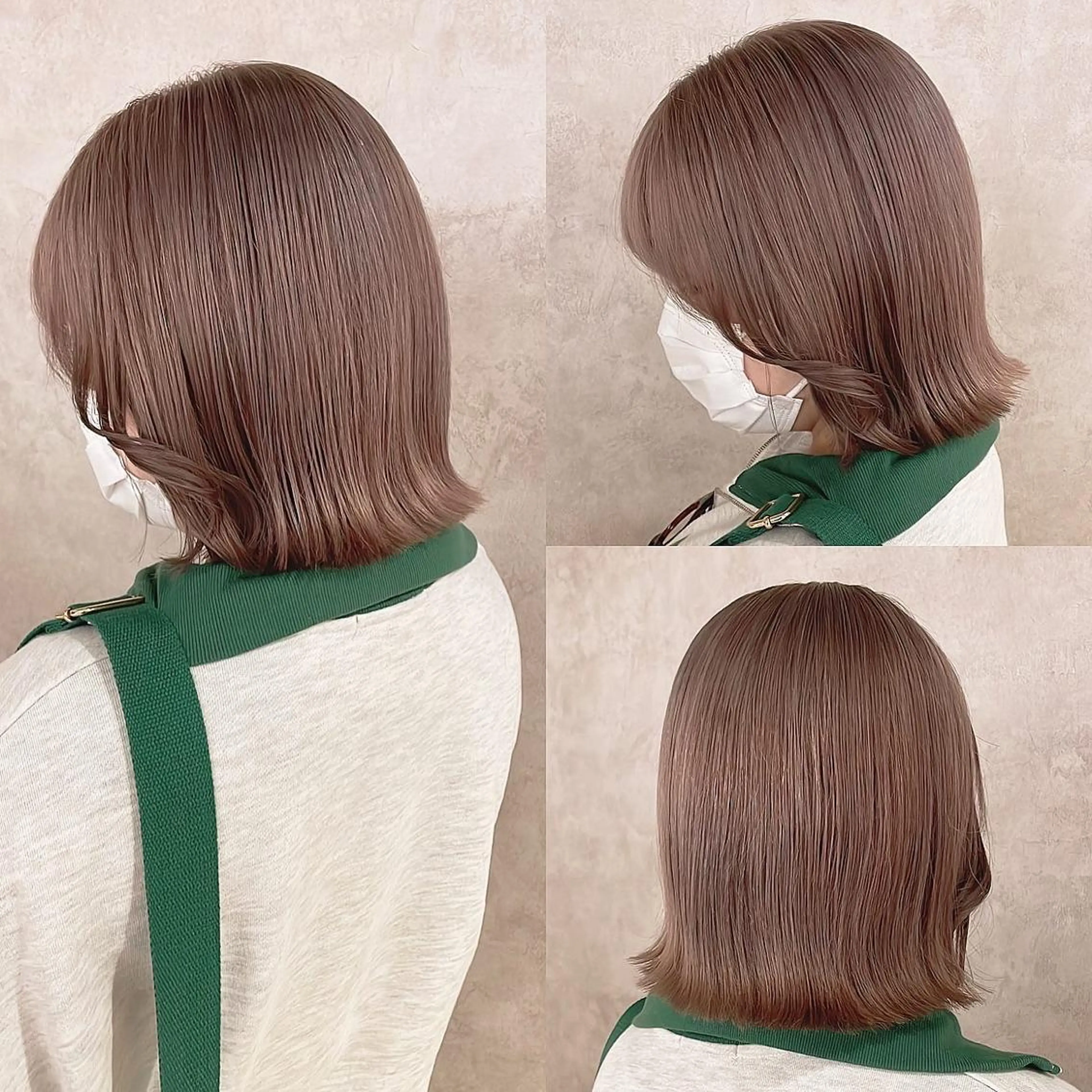 ミディアム カラー ブリーチ ヘアカラー トリートメント 渋谷:インナーカラー ／🍒エリカ🍒のヘアスタイル