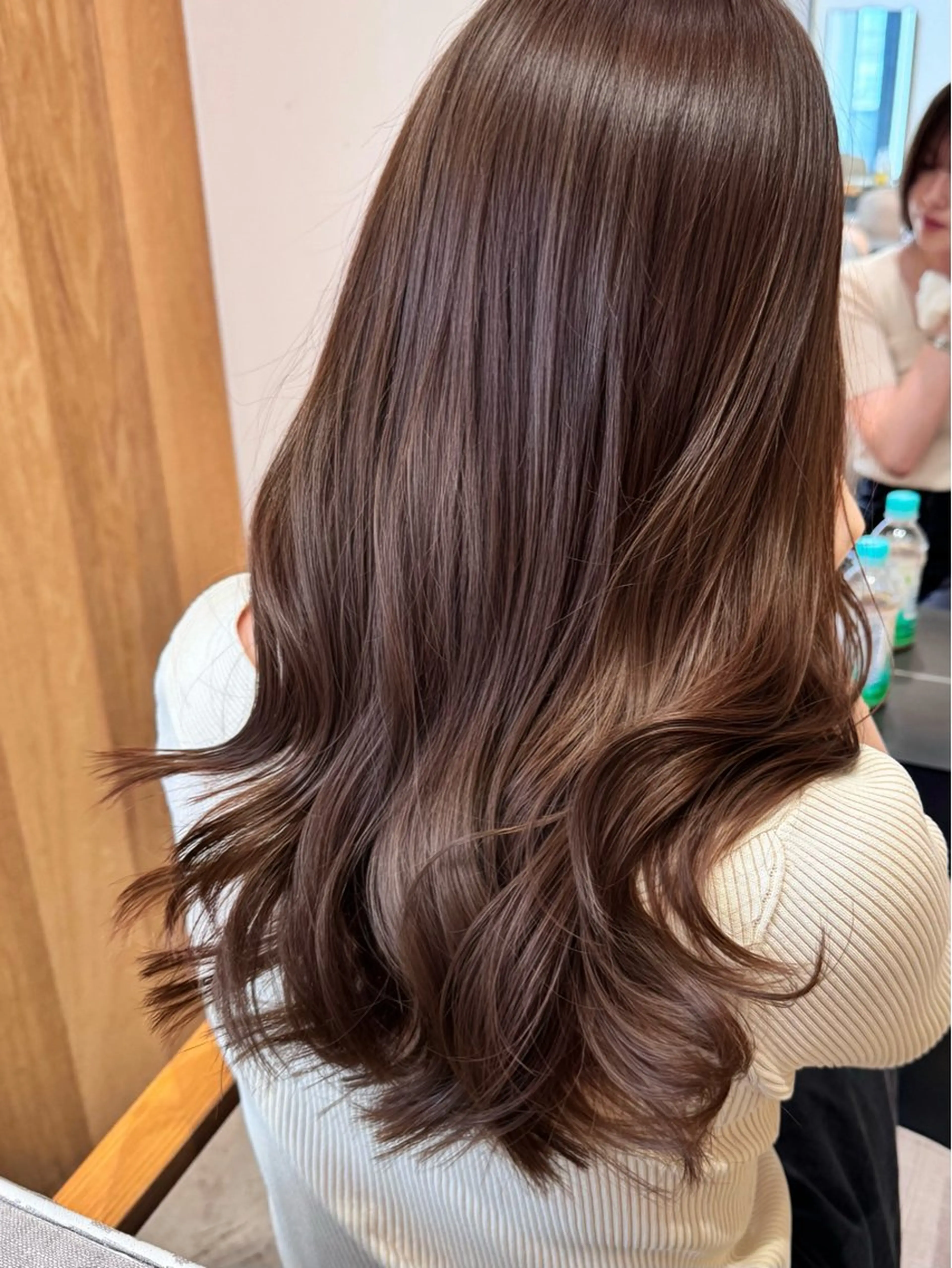 セミロング カット ヘアカラー トリートメント 髪質改善/透明感カラ ー🫧mizukiのヘアスタイル