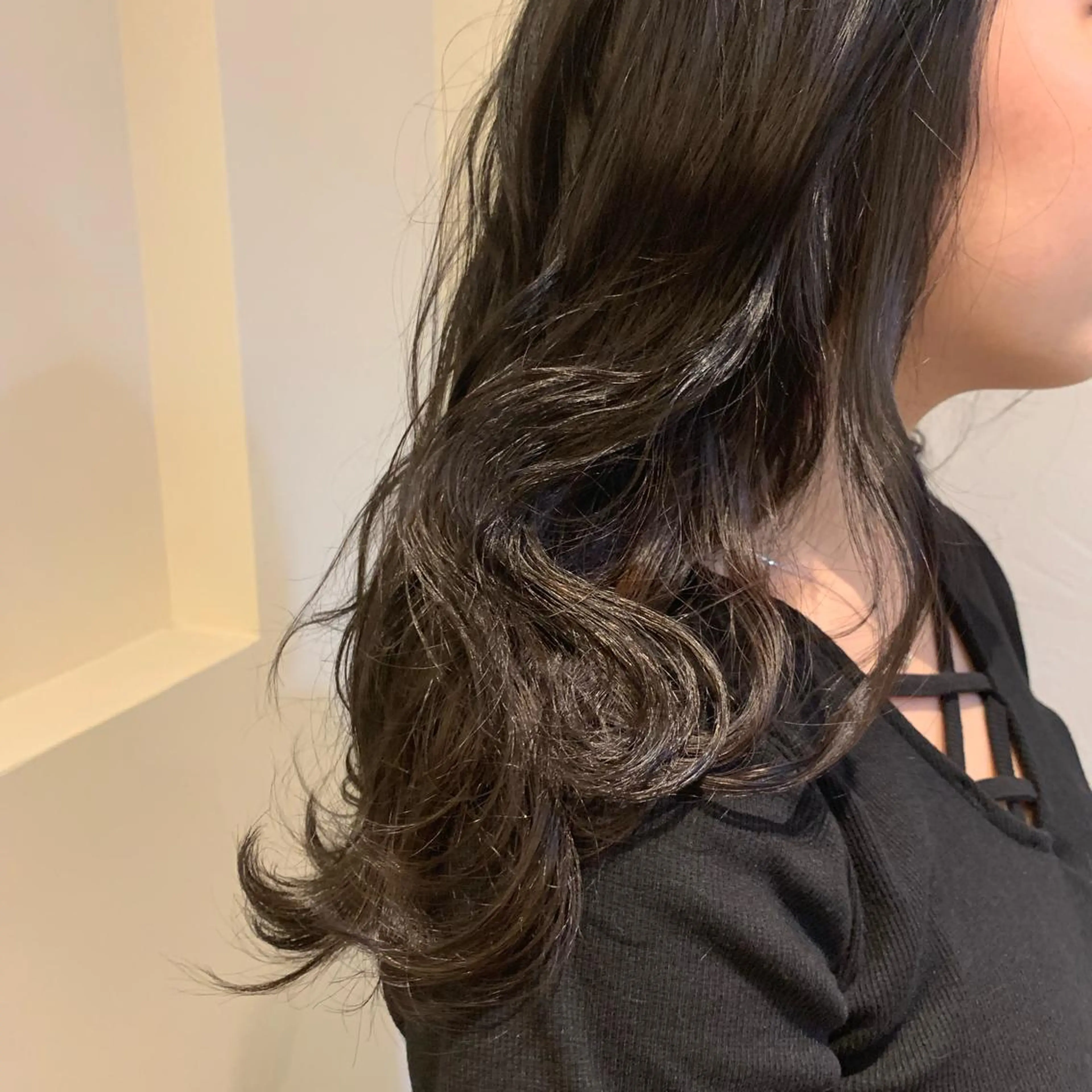 セミロング カラー パーマ ヘアアレンジ 🟤TAP🟤 木曳野　金沢店のヘアスタイル