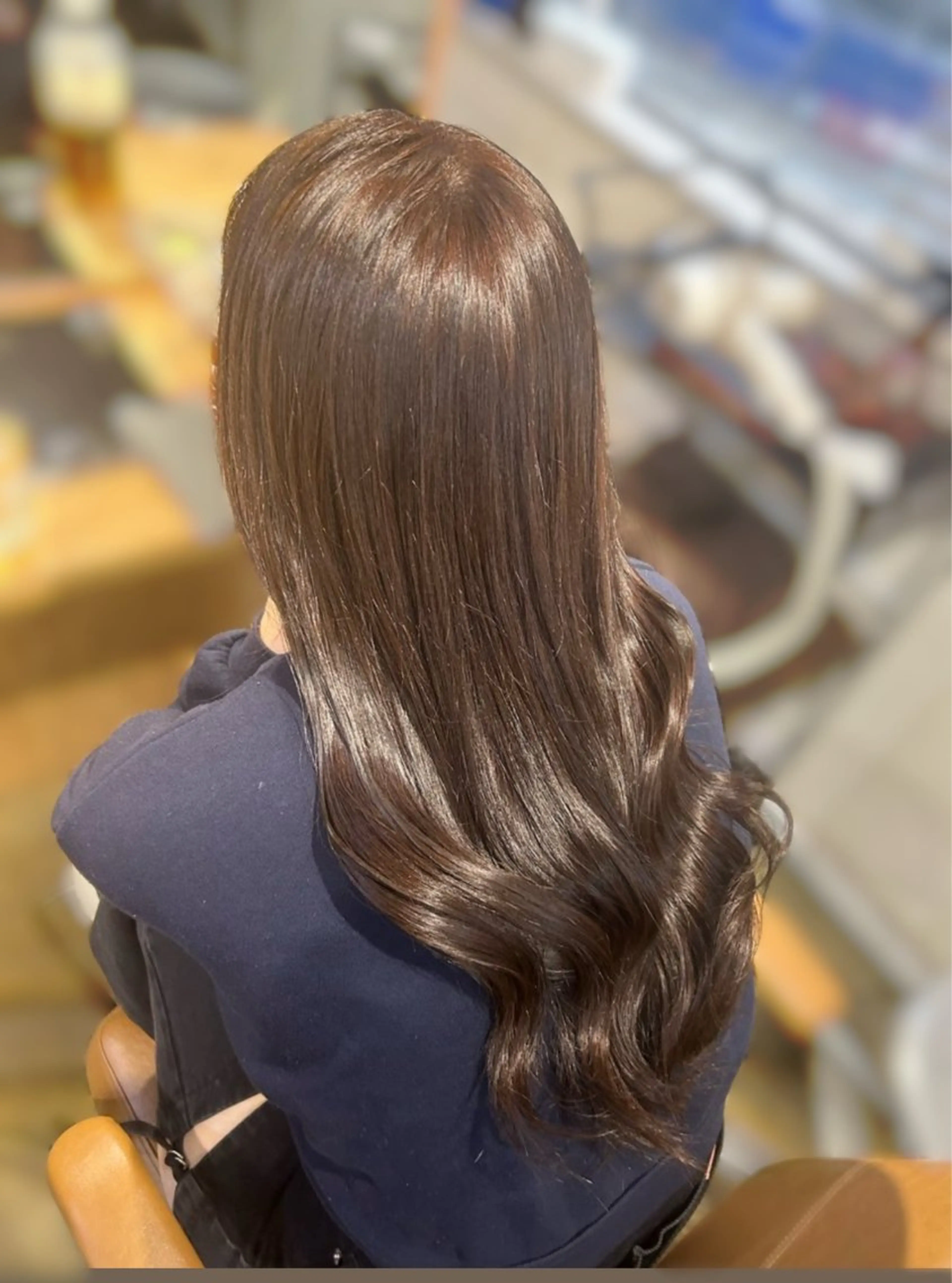 ロング ヘアカラー トリートメント オオニシ オト🐹のヘアスタイル