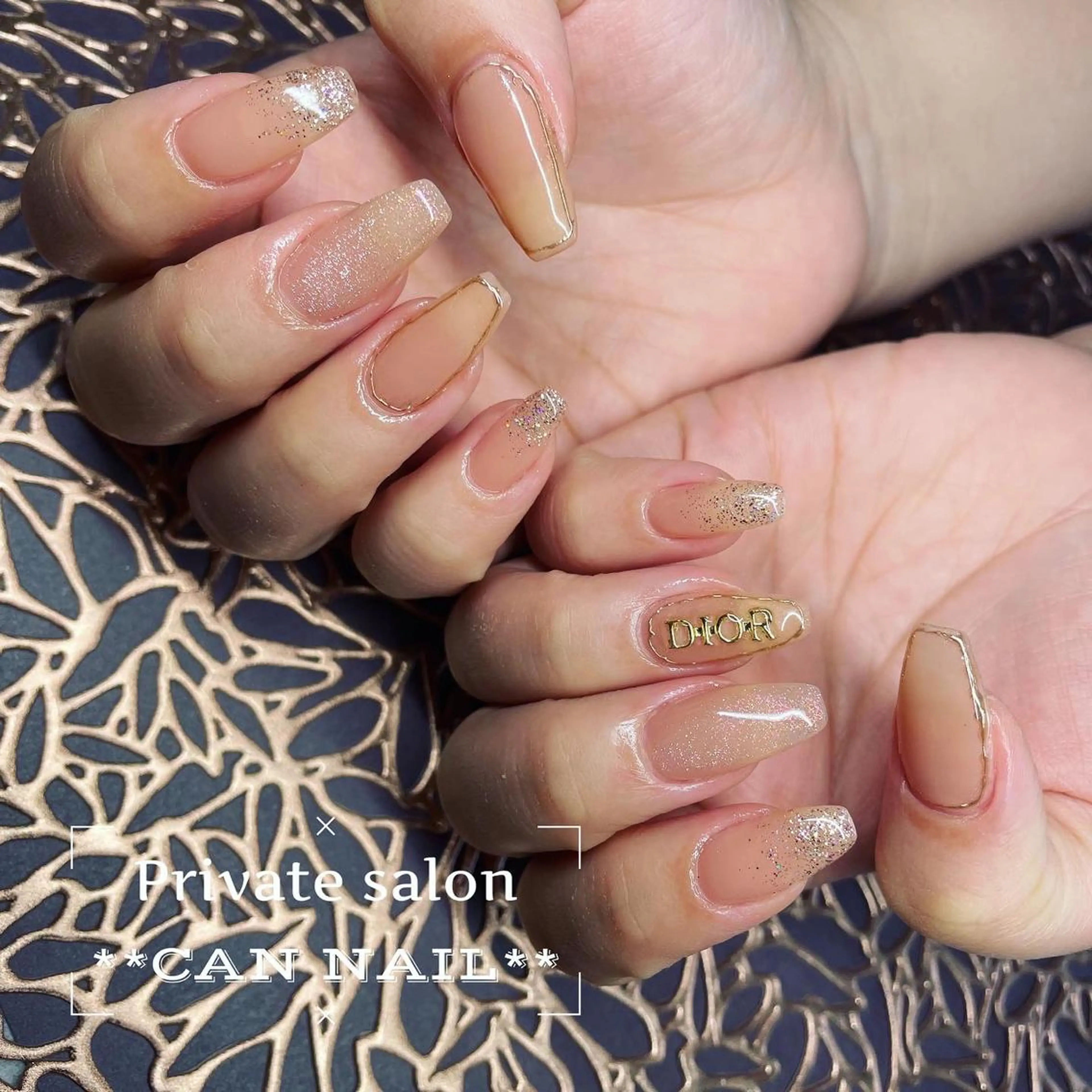 セミロング ネイル Parfum パルファンのネイルデザイン