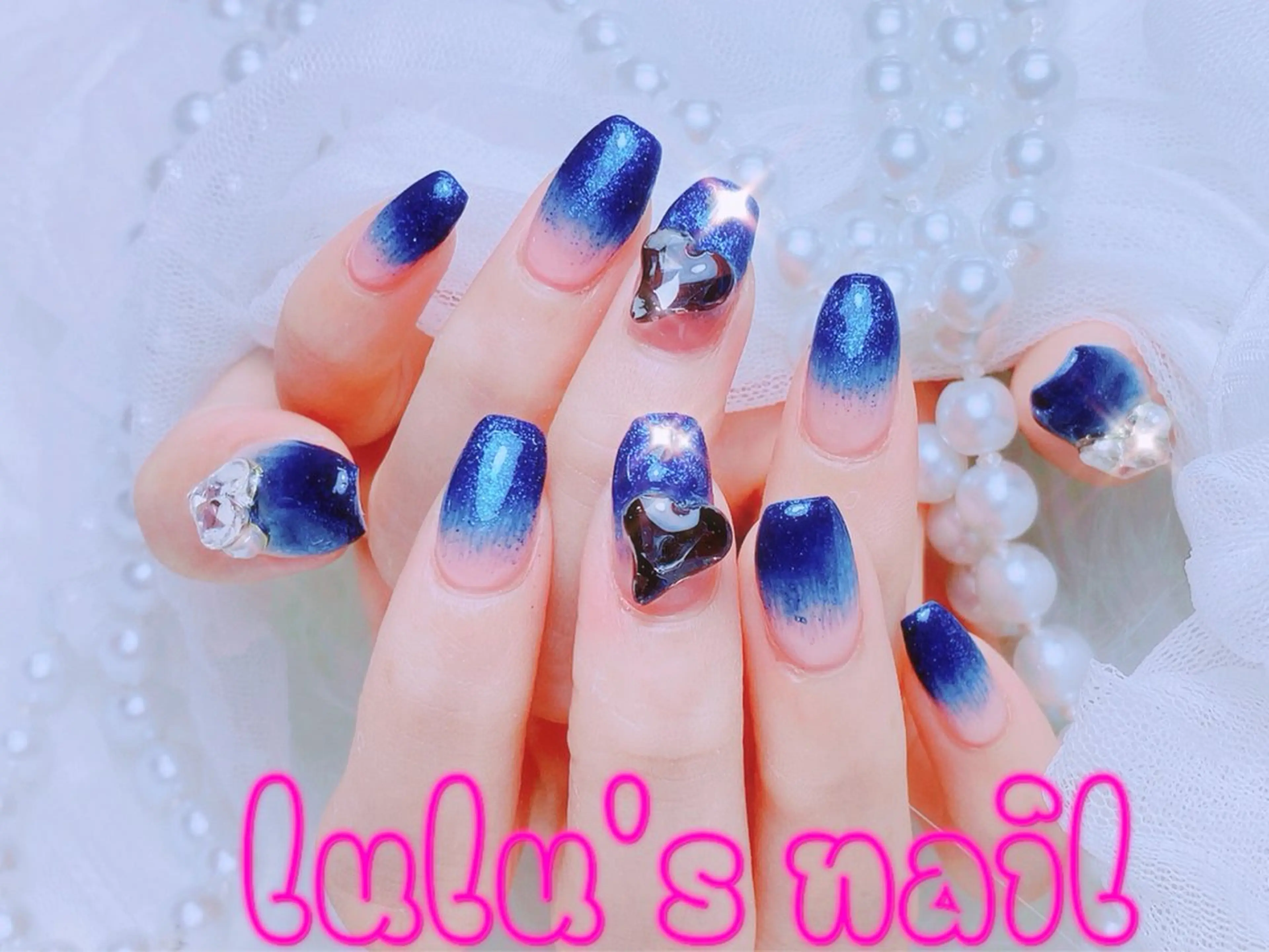 ネイル グラデーション ラメ(グリッター) ラメグラデーション Zz nail salonのネイルデザイン