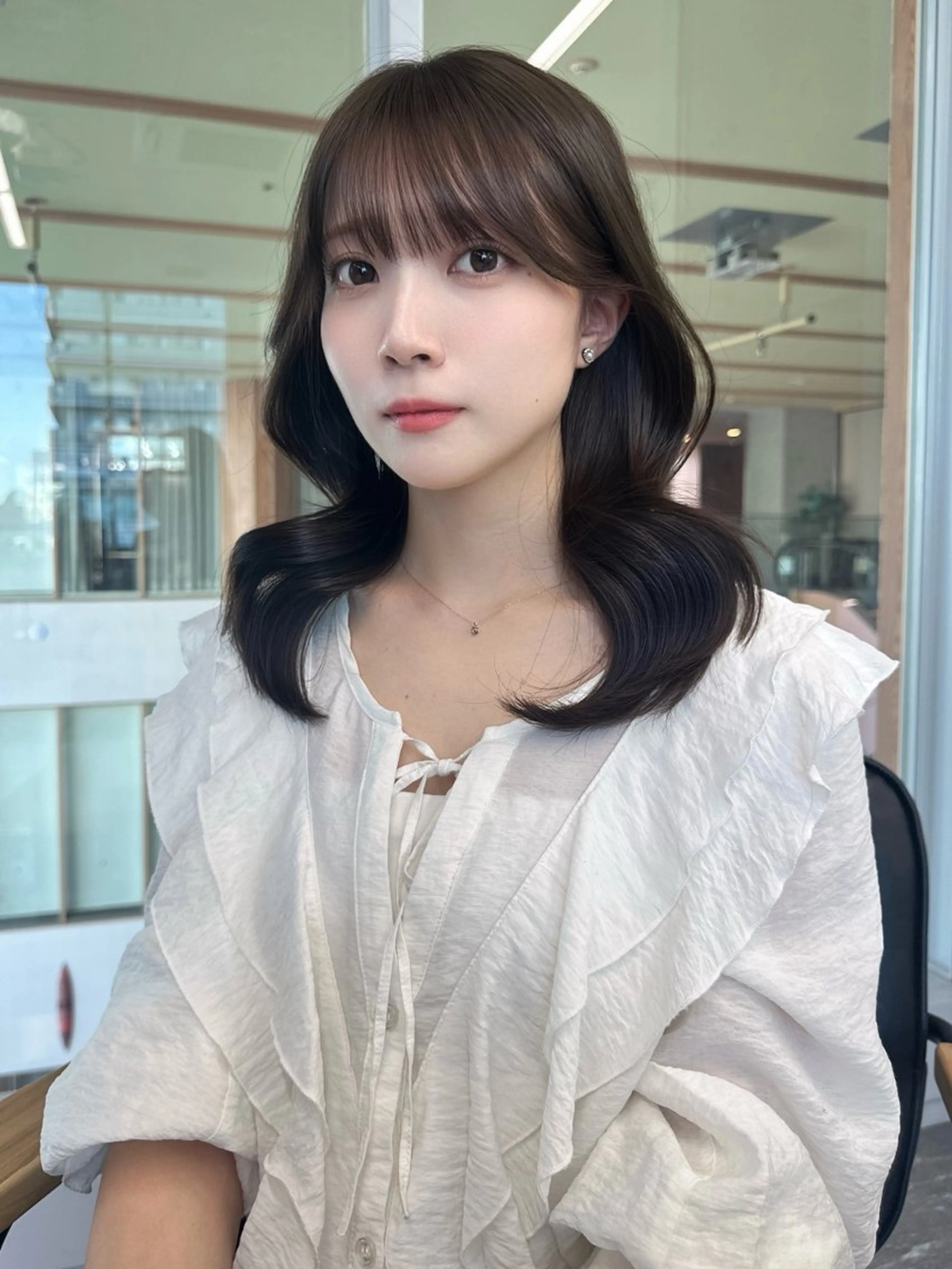 💎韓国透明感カラー💎透明感カラー＋【3stepトリートメント】🫧よりうるツヤ水光髪に✨の写真