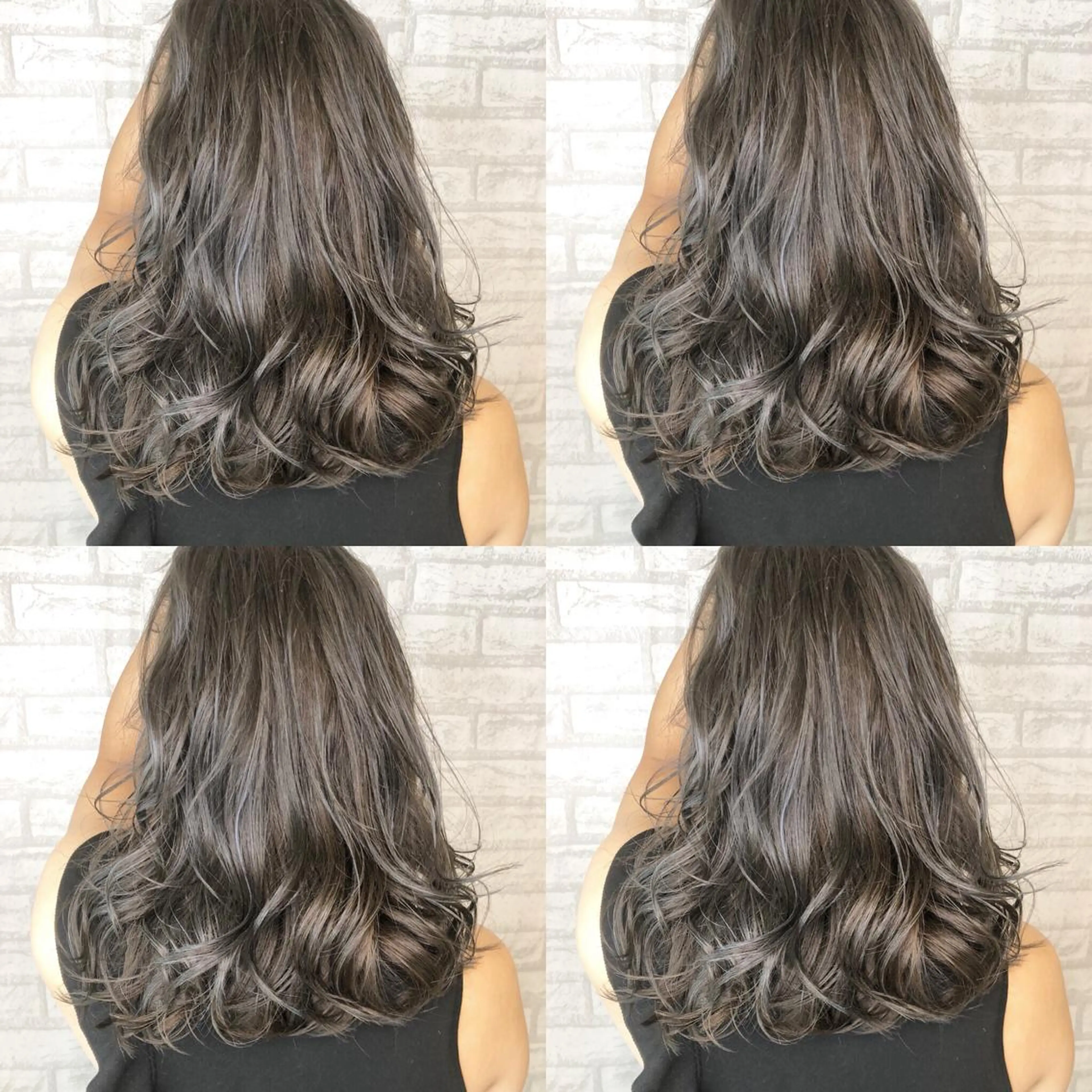 ミディアム カラー アディクシーカラー アッシュ 透明感カラー グレージュ ハイライトカラー カット ヘアカラー トリートメント JIL BLAN 京都のヘアスタイル