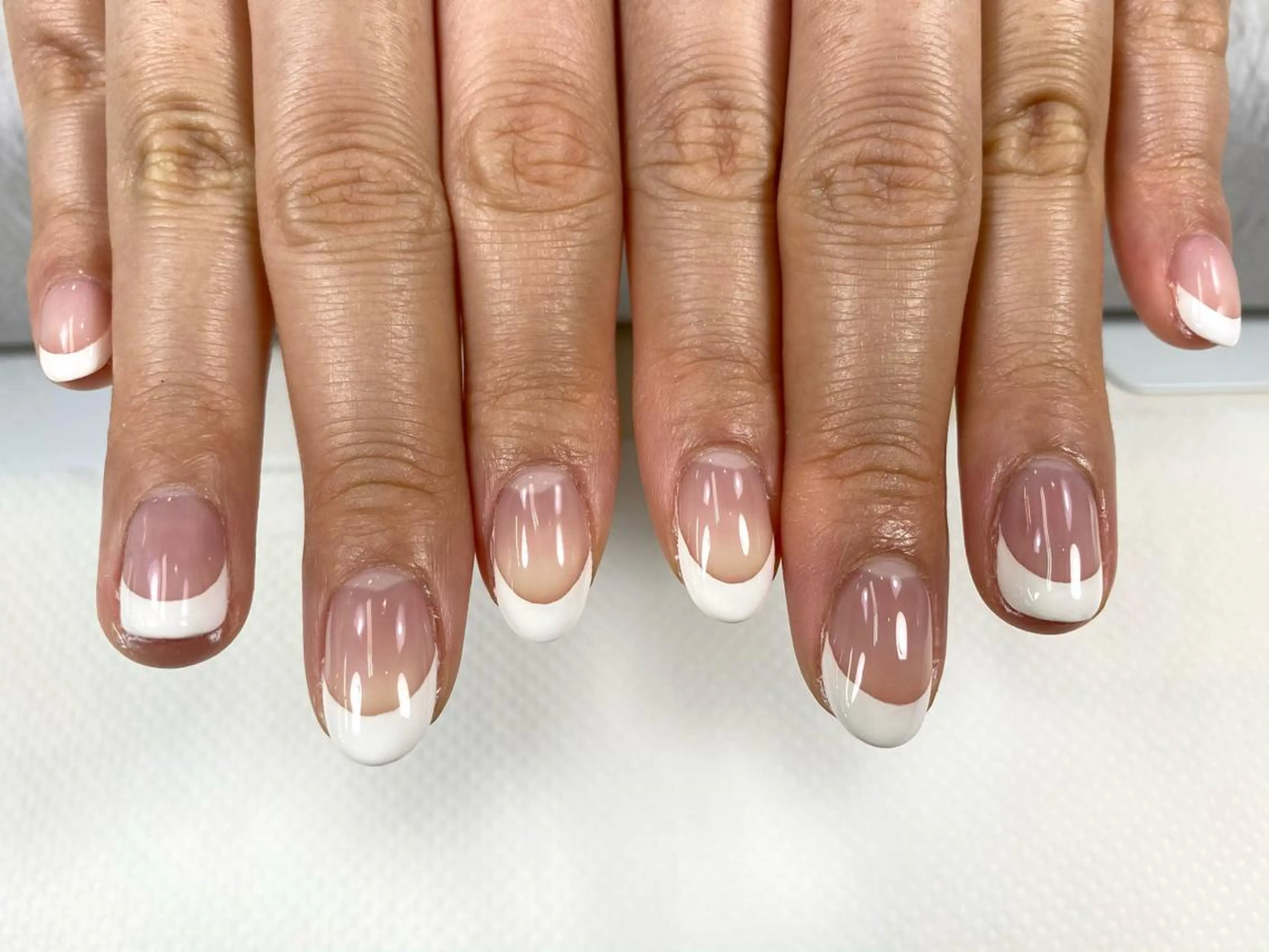 ネイル クリアネイル フレンチネイル 巻き爪補正 Umber　Miyaのネイルデザイン