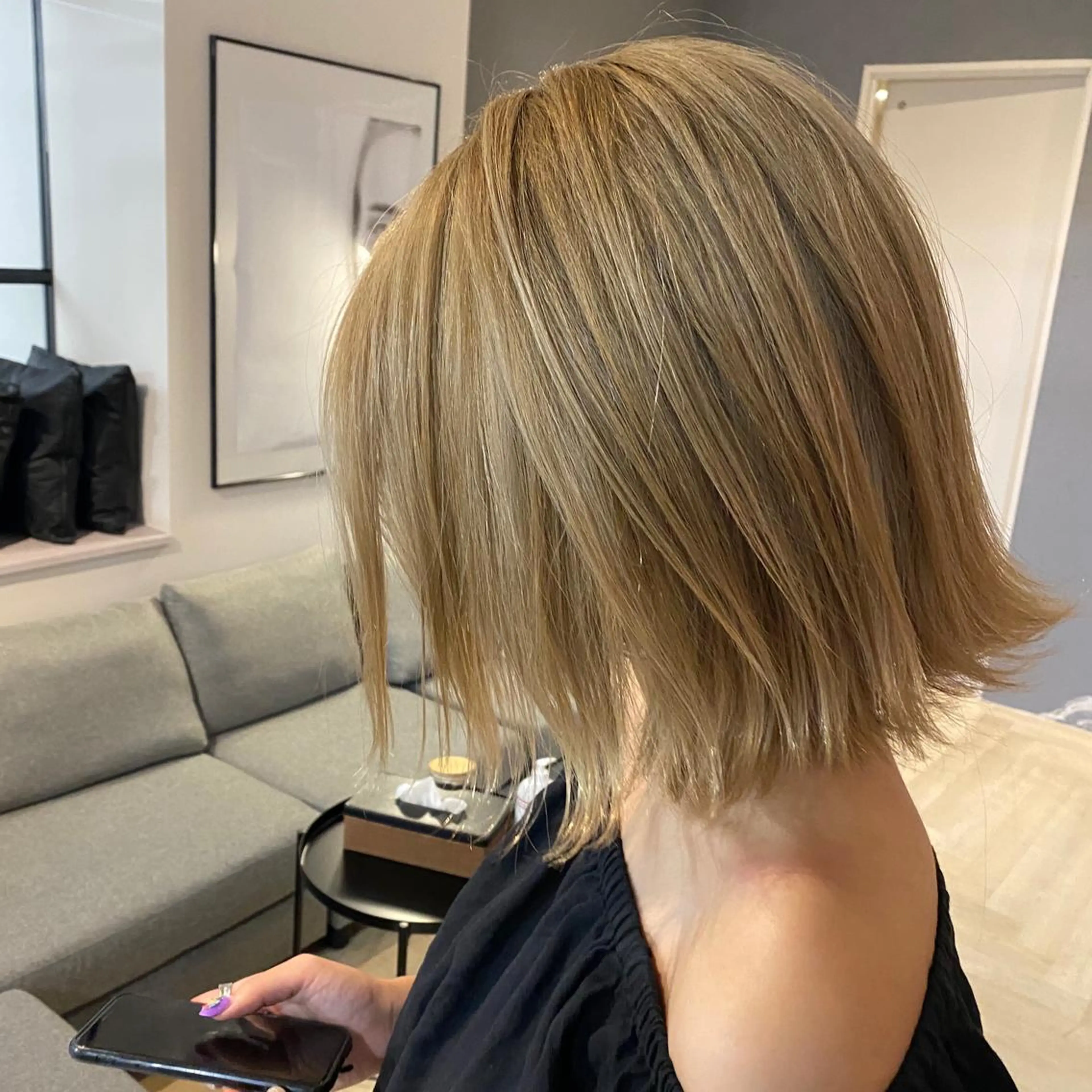 ミディアム カラー ラベンダーカラー salon village所属・色落ちまで可愛い🧚 心斎橋hikaruのヘアスタイル