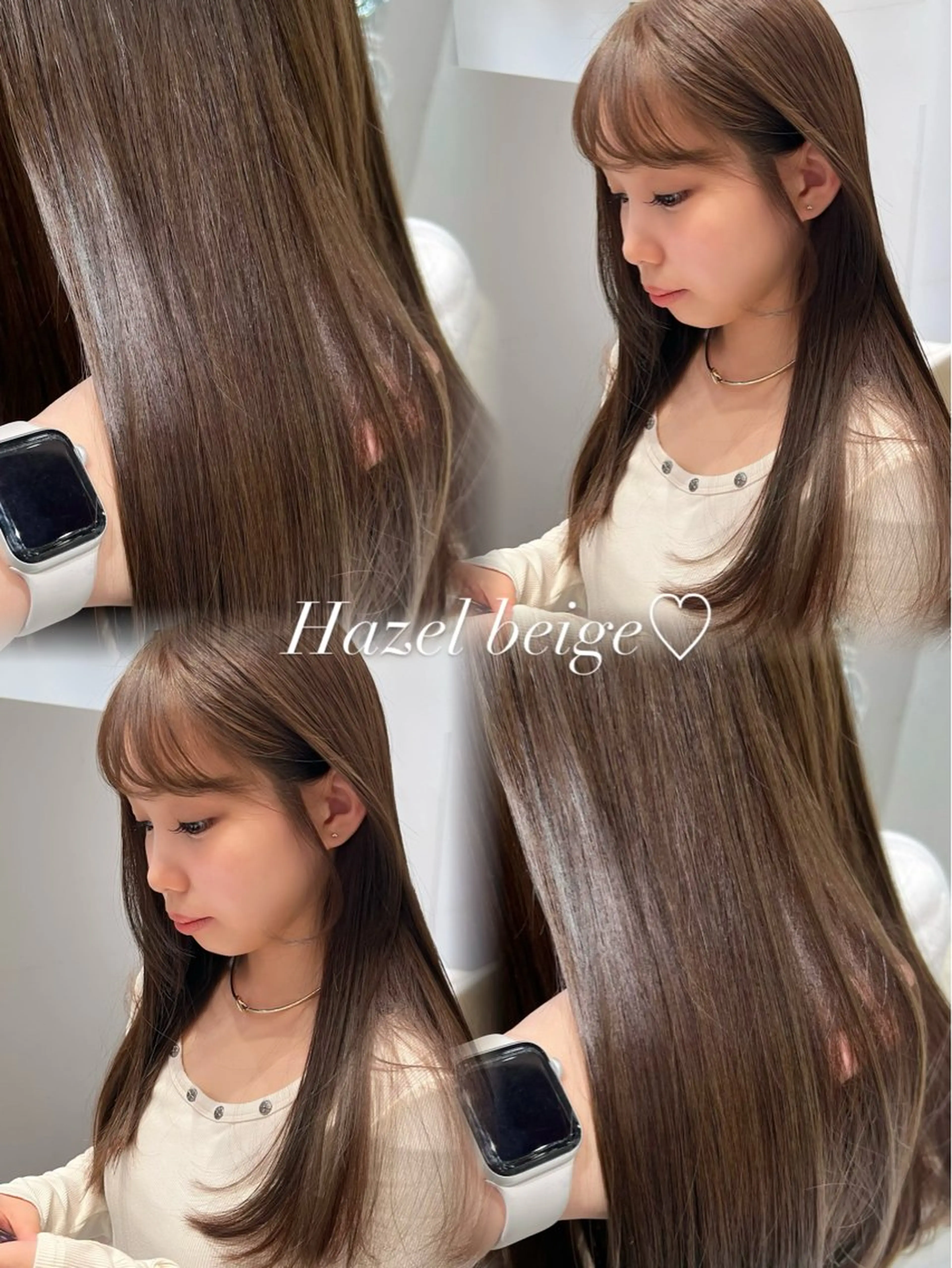 ロング カラー ヘアカラー k-two あべのキューズモール所属・k-two 天王寺♡ honokaのヘアスタイル