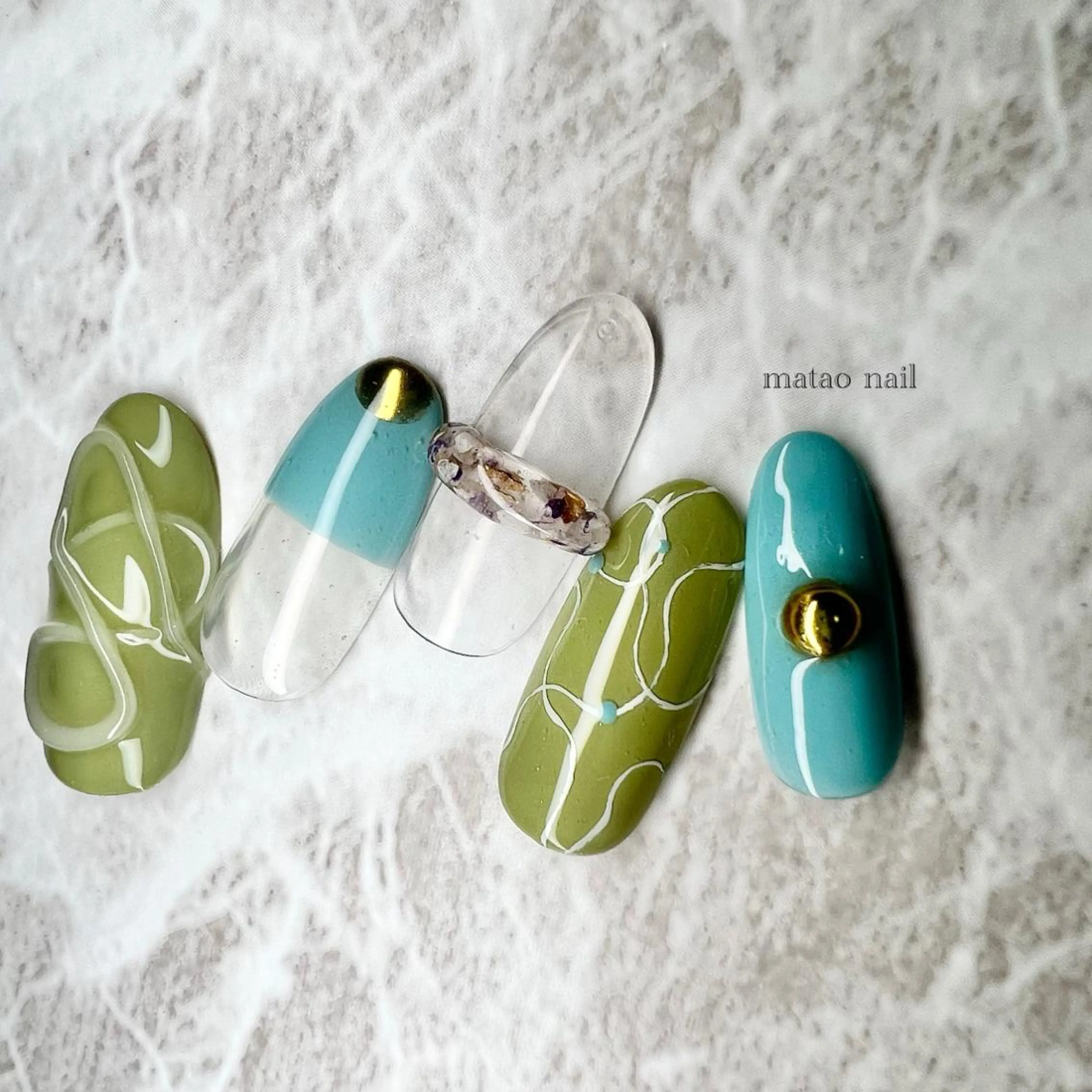 ネイル ニュアンスネイル ハンドネイル フットネイル matao nailのネイルデザイン