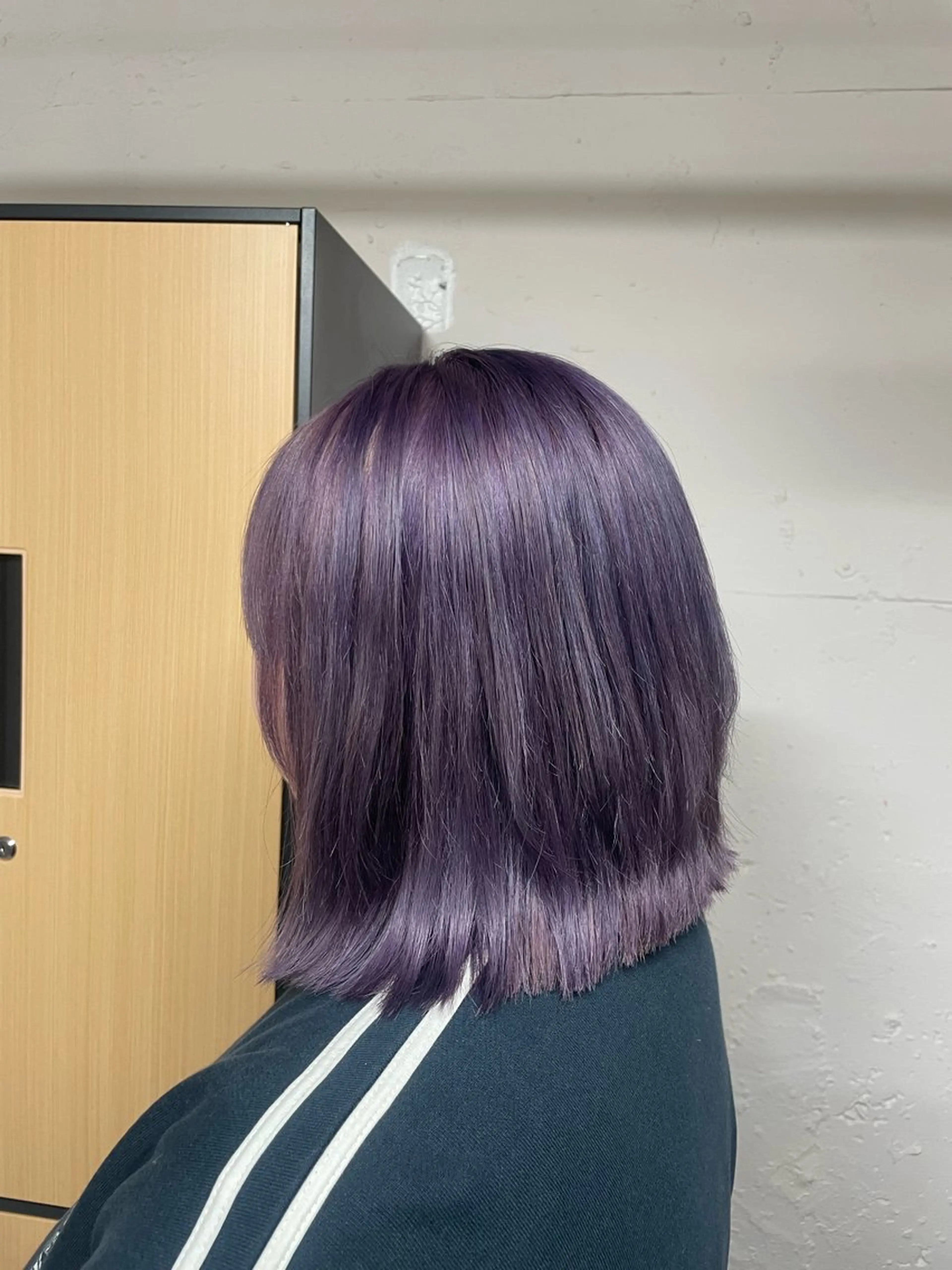 ミディアム ヘアカラー tokute 中野真咲🐺のヘアスタイル