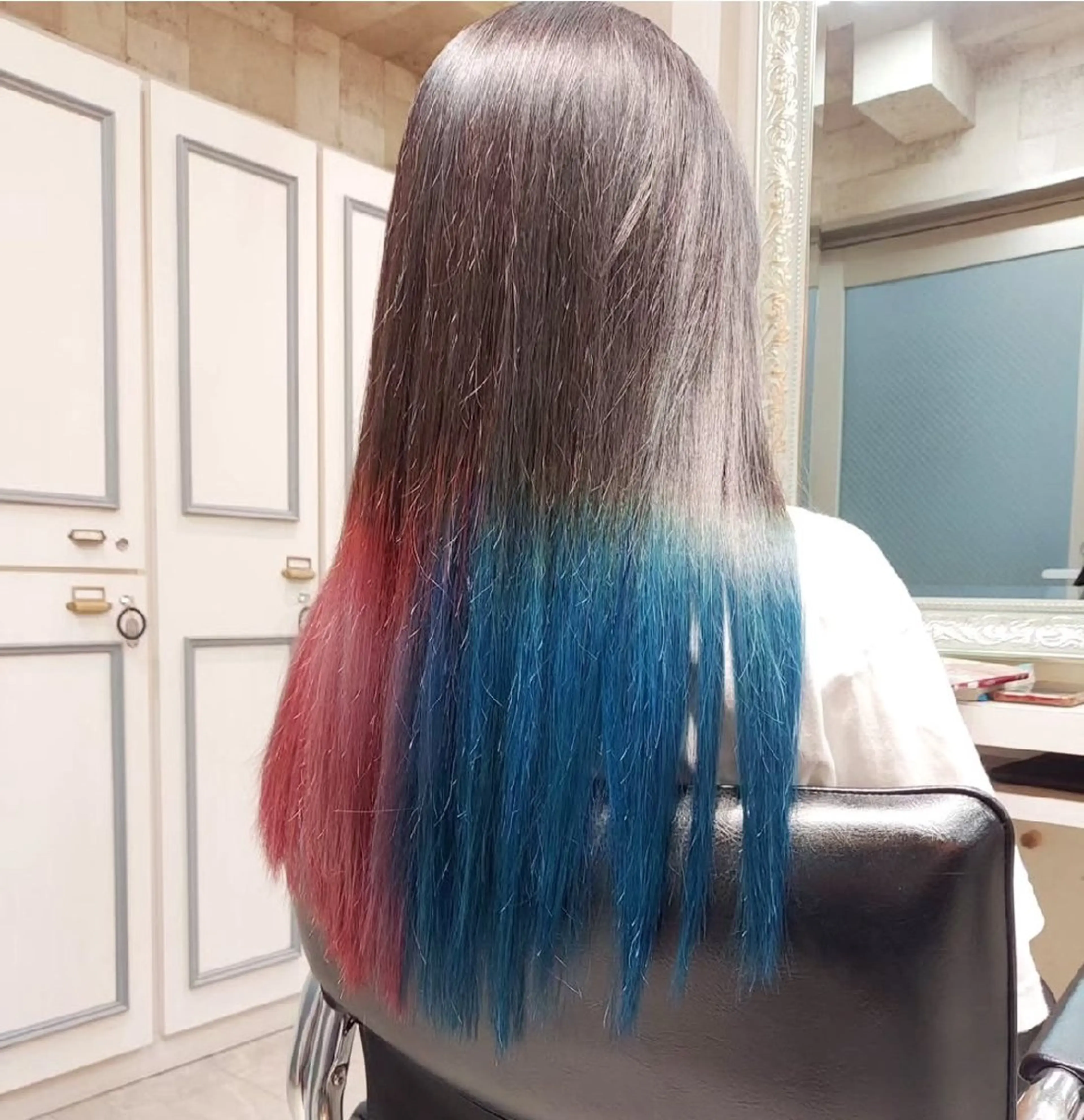 ロング カラー デザインカラー ヘアカラー トリートメント grow上野御徒町【グロウ】所属・ブリーチ・ハイトーン 特化🎉内山のヘアスタイル