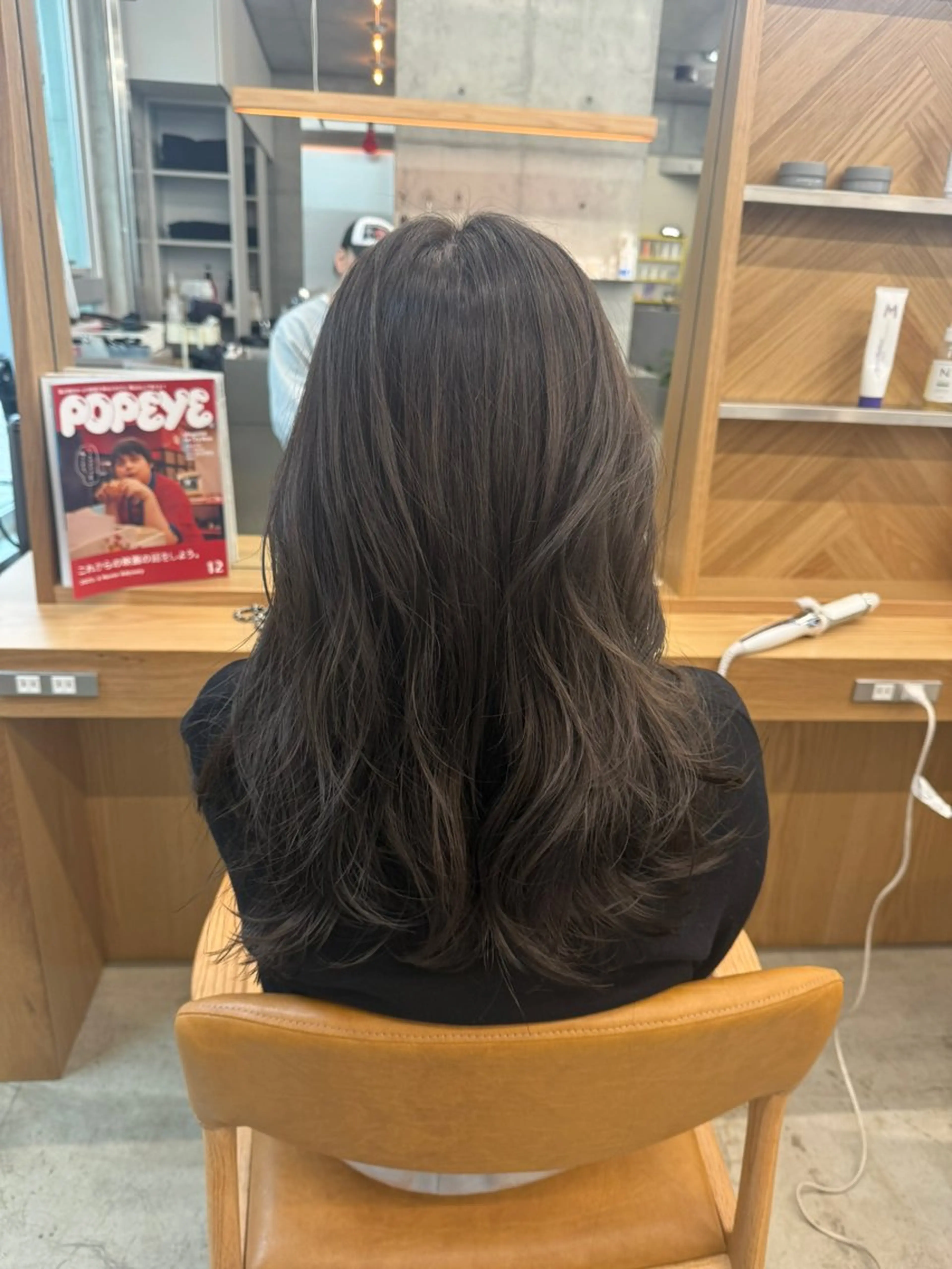 ロング ロングレイヤー アッシュ 顔周りカット 韓国風ヘア レイヤーカット カット 日本一丁寧なカット/ 小林輝🍀︎のヘアスタイル