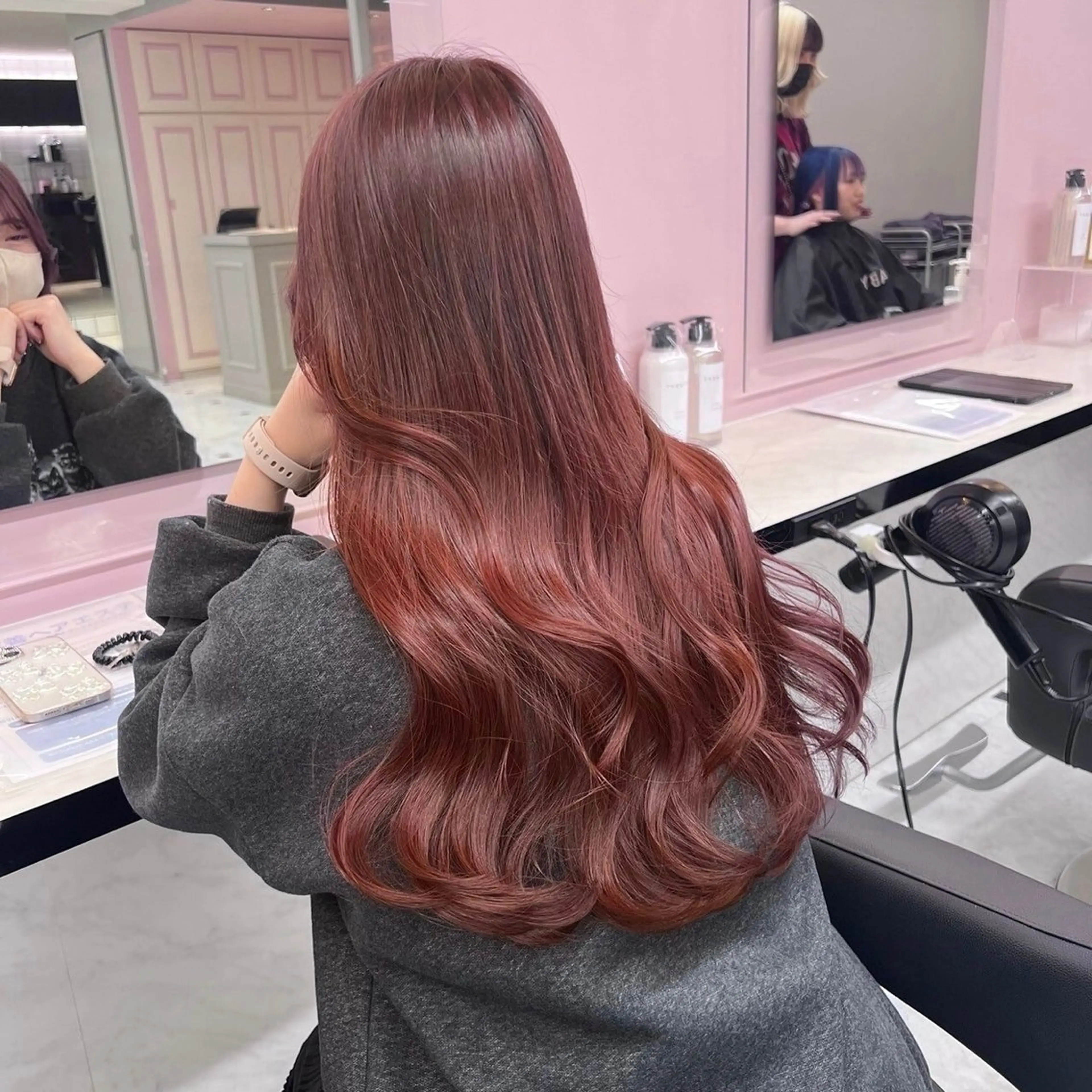 カラー ヘアカラー girlyトレンド ヘア🎀🩰ハルナのヘアスタイル