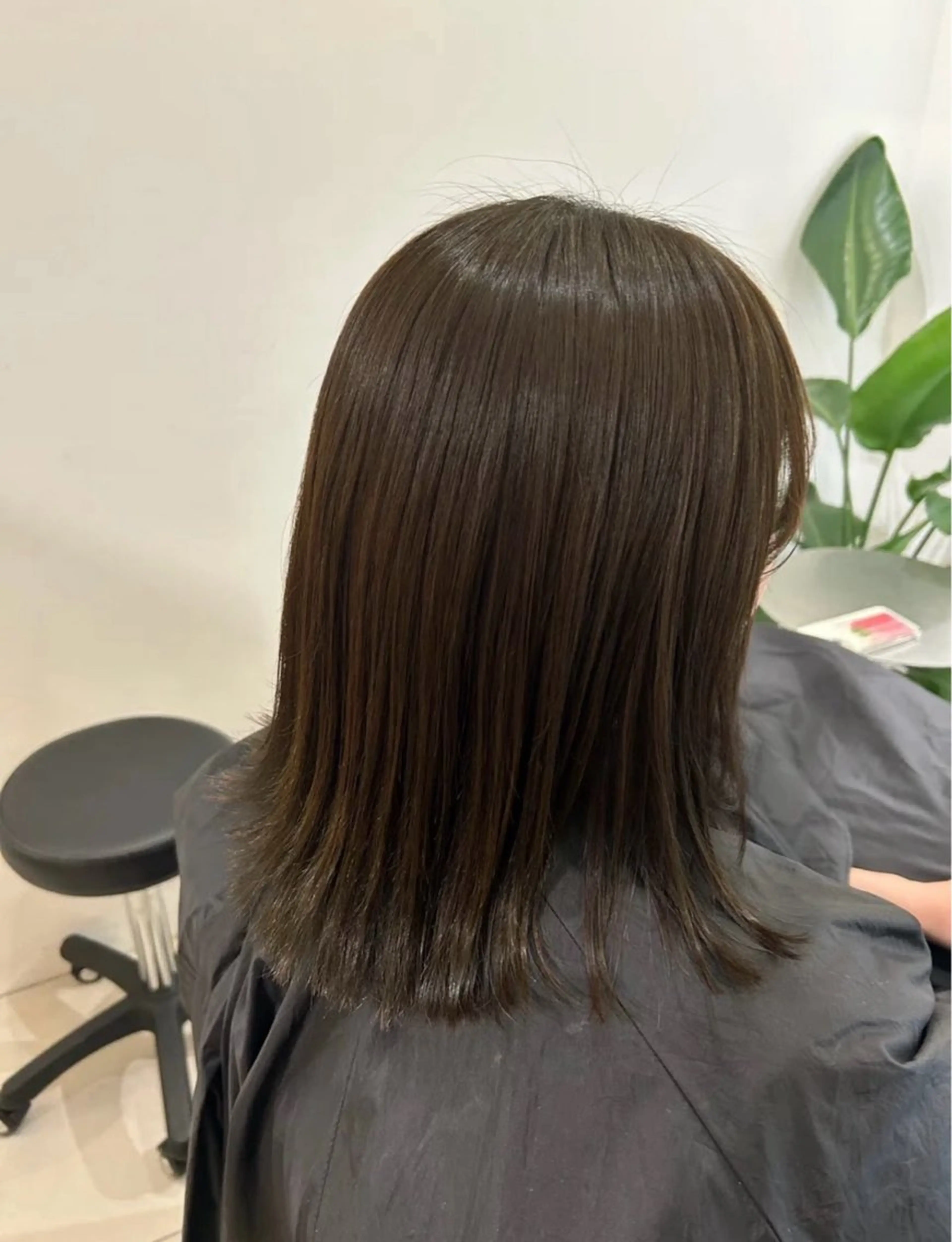 ミディアム カラー ブラウンカラー オリーブブラウン ヘアカラー SEAM天神大名所属・Ayaka 【天神美容室】のヘアスタイル