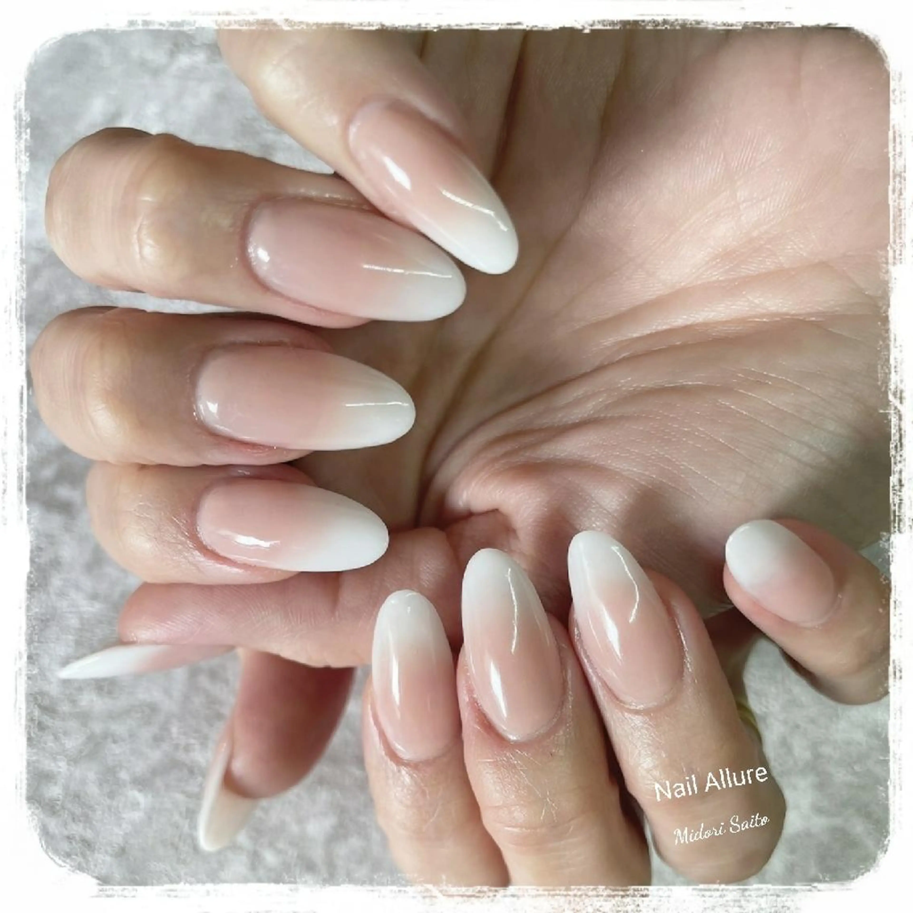 ネイル グリーン スカルプネイル Nail Allure(ネイル アルーア)所属・Nail Allureのネイルデザイン