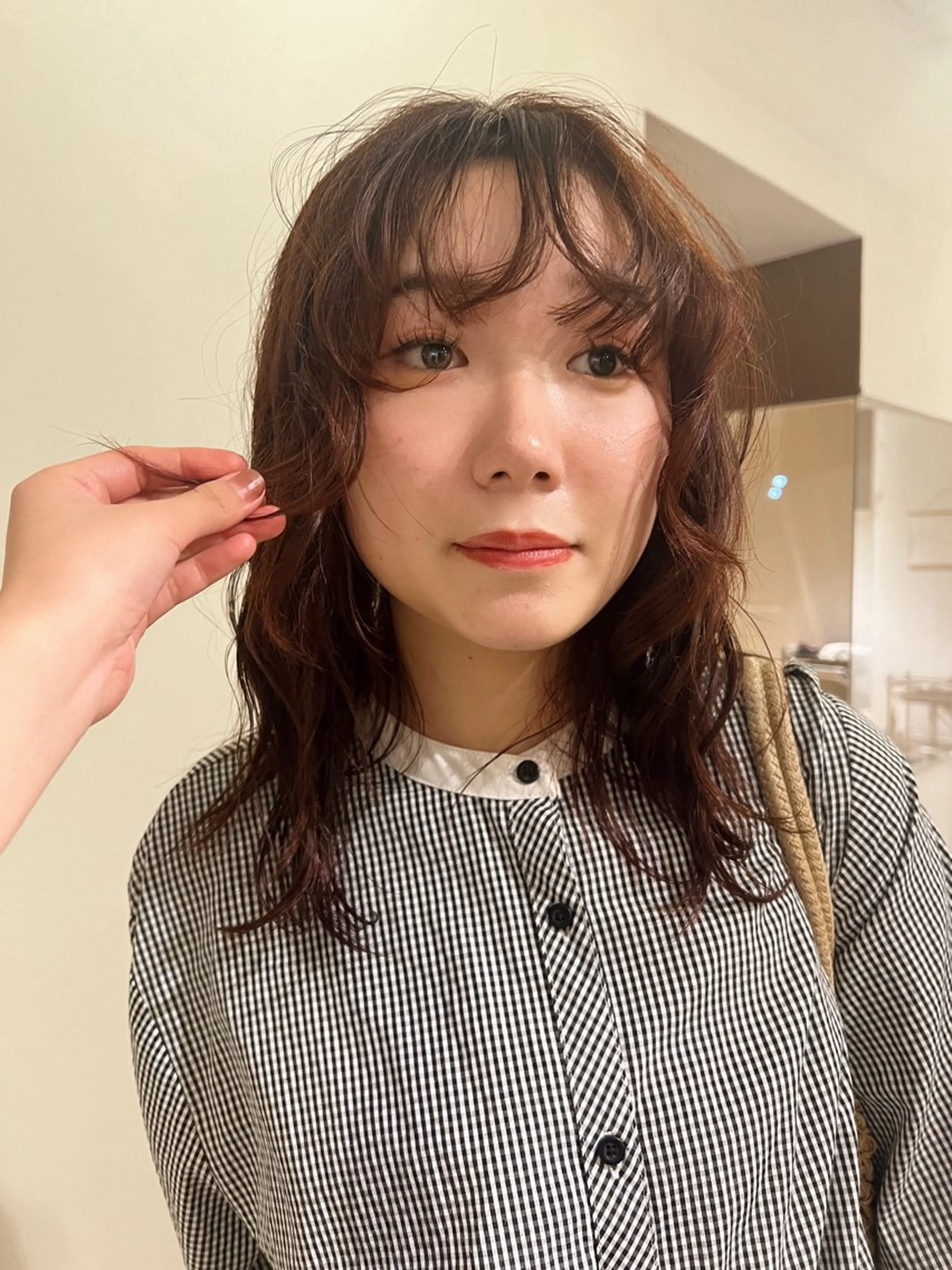 カラー ブラウンカラー 南部 綾音のヘアスタイル