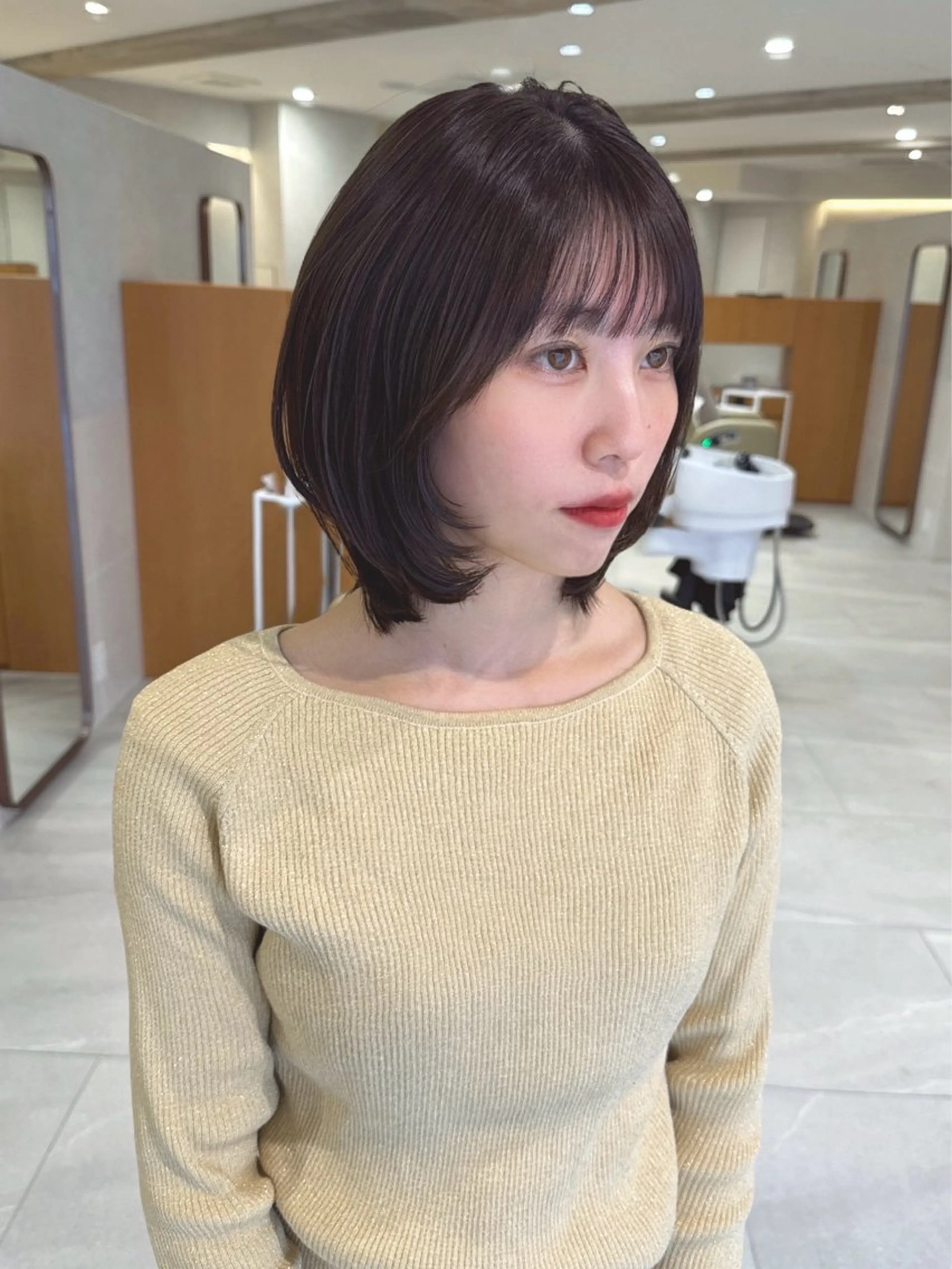 ショート ヘアカラー トリートメント MISATO THIRD SHOPのヘアスタイル