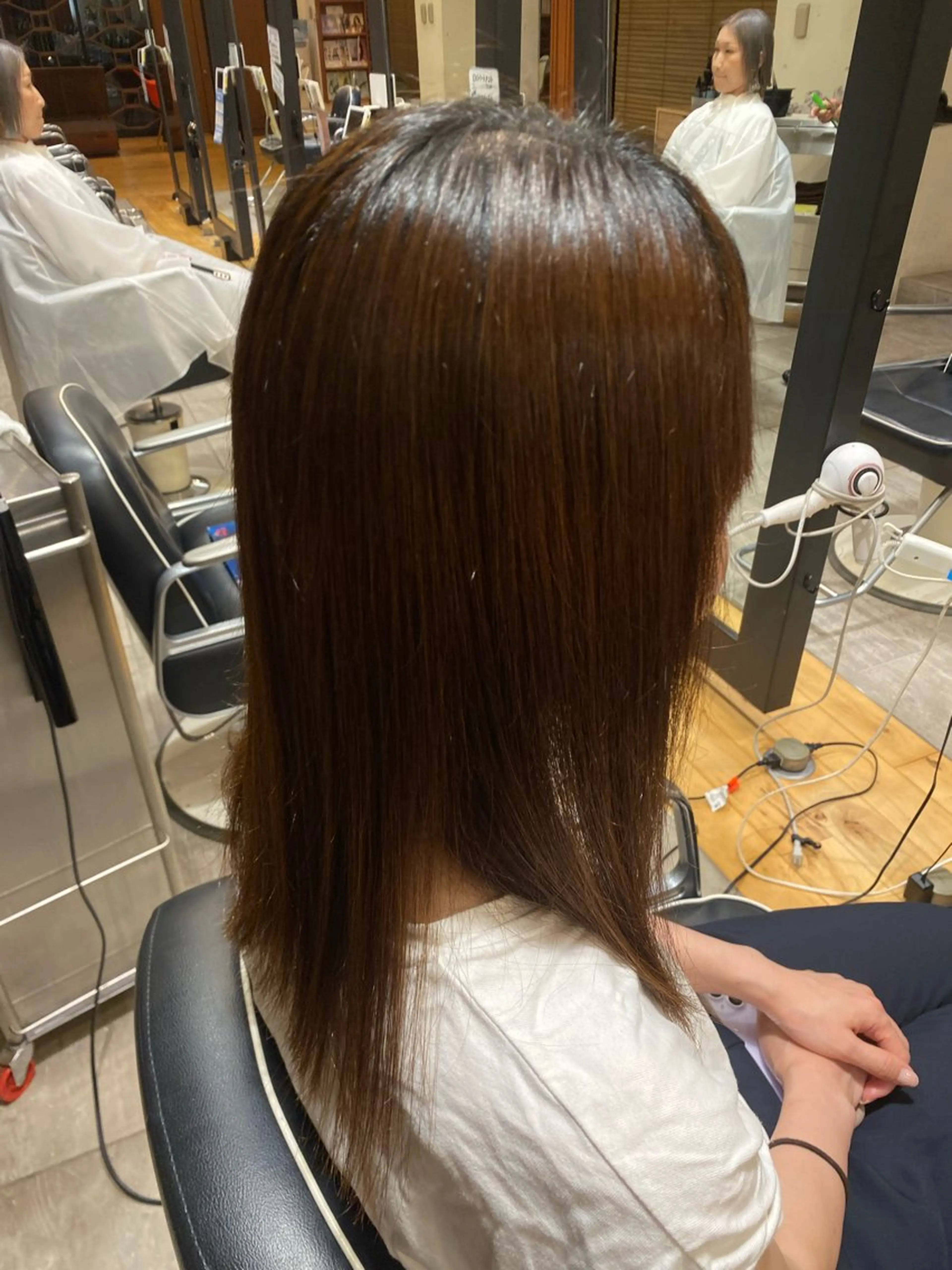 ロング 縮毛矯正 西出 Nishideのヘアスタイル