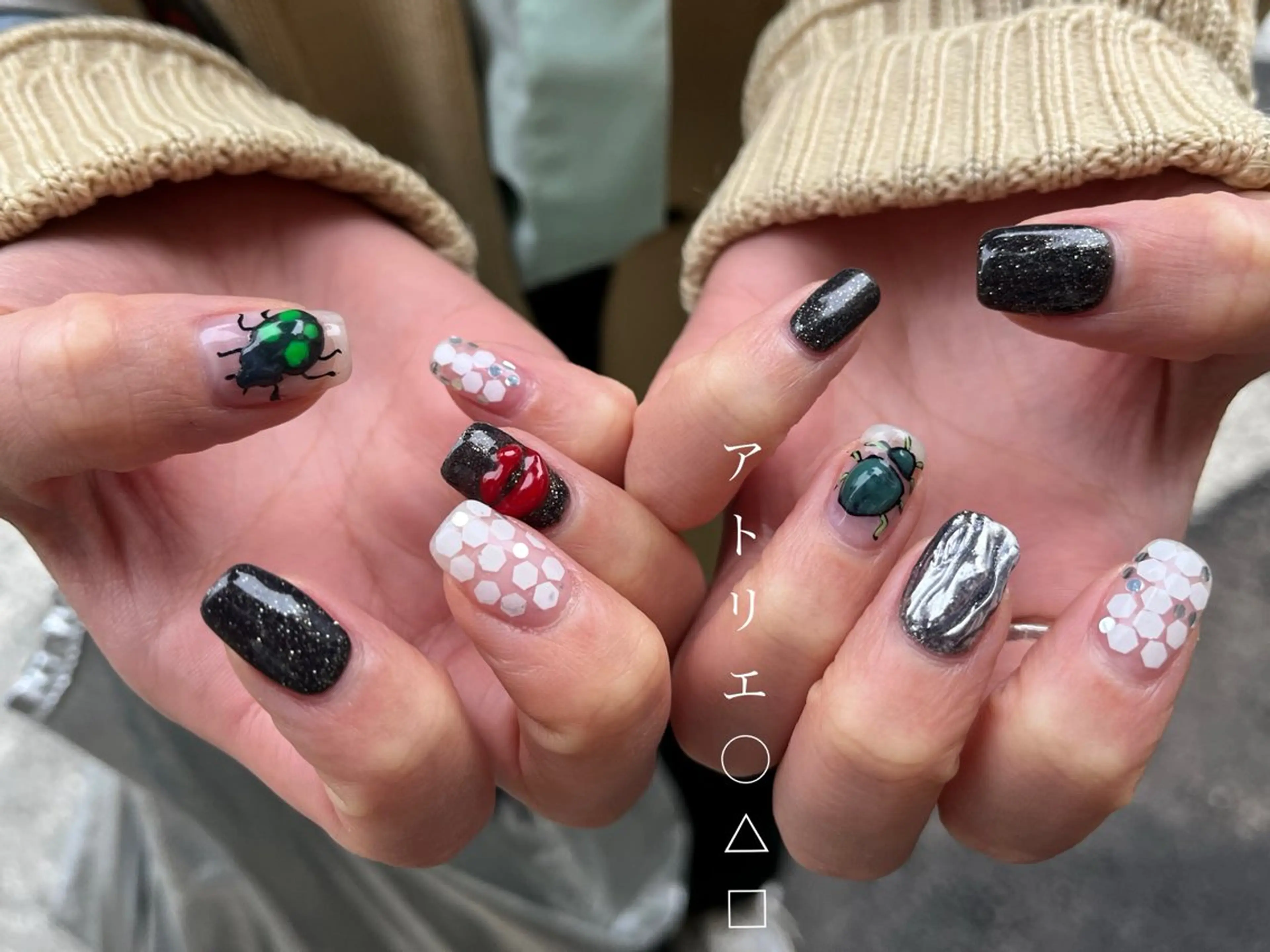 ネイル ハンドネイル アトリエ ○△□のネイルデザイン