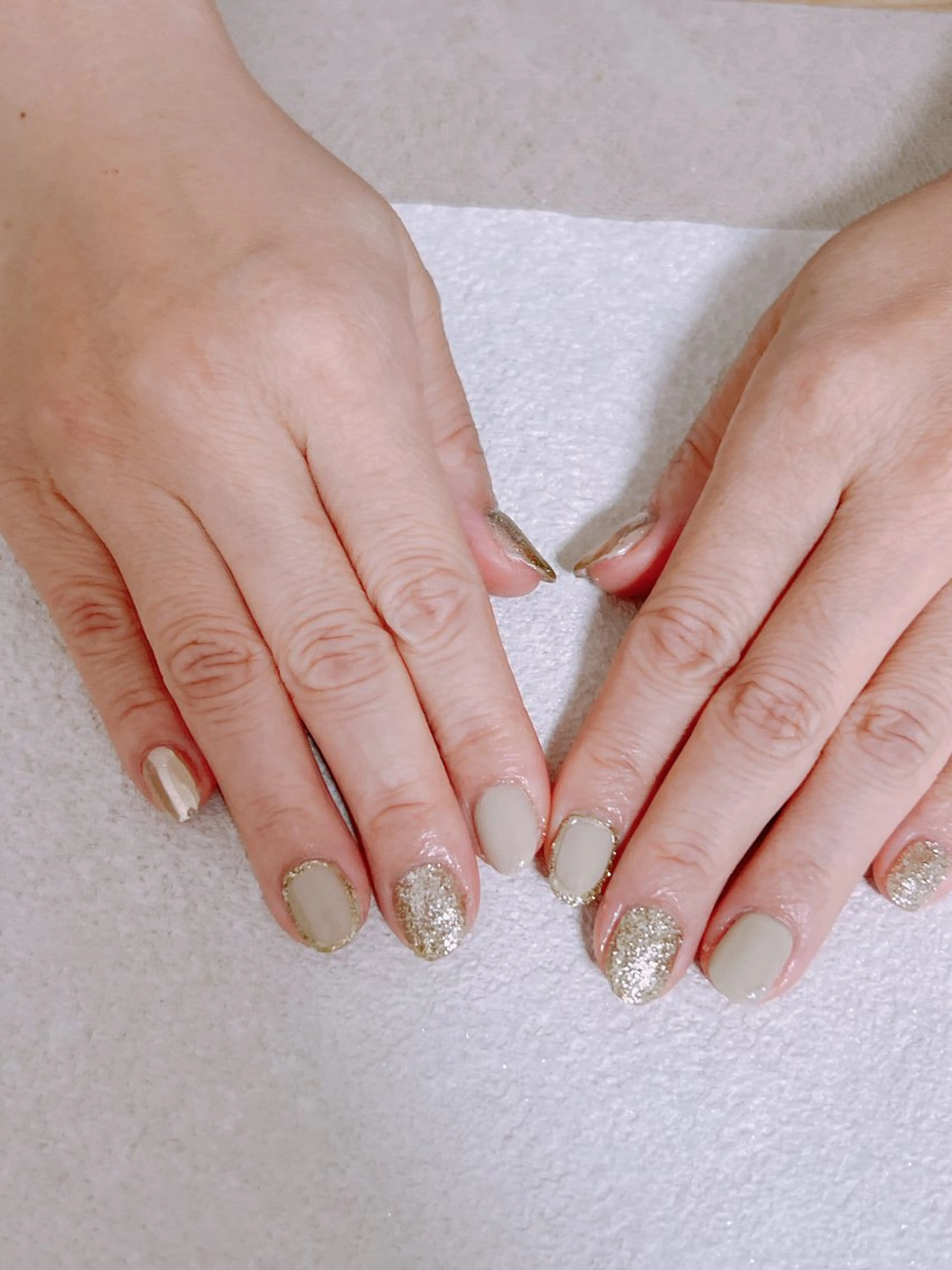 ネイル オーロラネイル フットネイル フレンチネイル ジェルネイル 韓国ネイル ハンドネイル Mogu nail 二子玉川のネイルデザイン