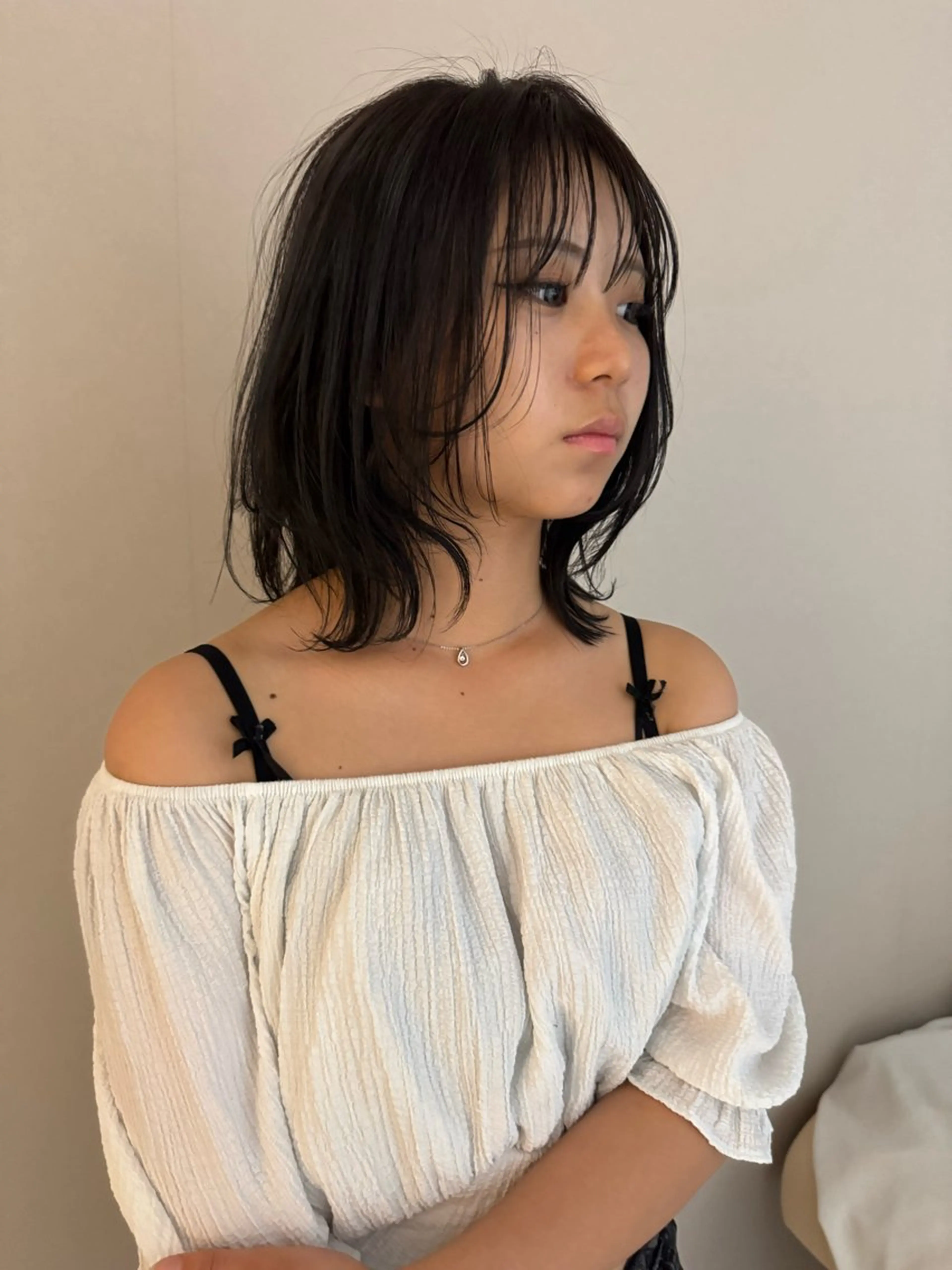 ショート ボブレイヤー ボブ 韓国風ヘア レイヤーカット ショートヘア カット ✨艶ブリーチカラー✨ ✨艶髪ストレート✨のヘアスタイル