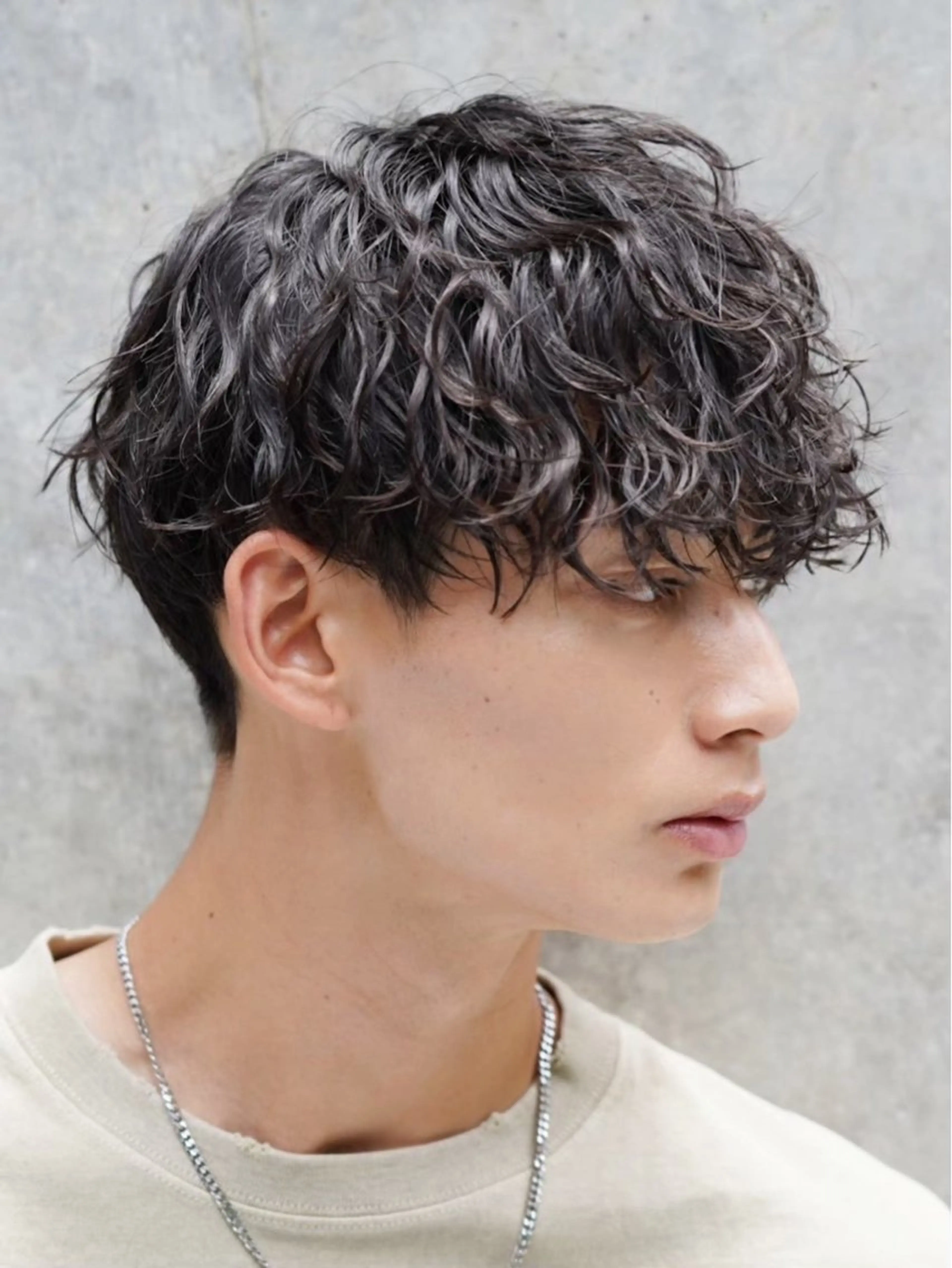 ショート カラー パーマ メンズ 垢抜けパーマ×カラー /fifth富樫倭のヘアスタイル