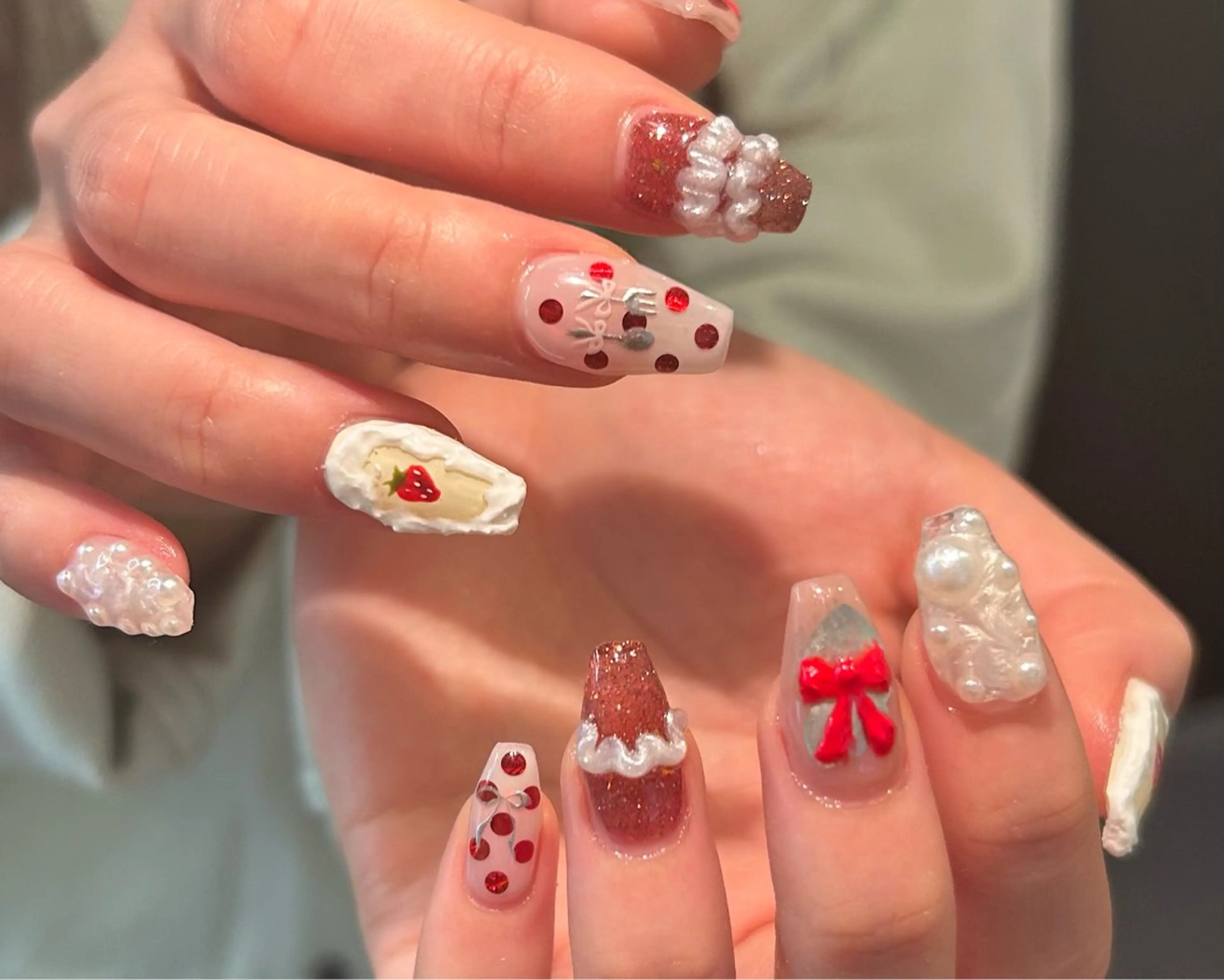 🍄10本お任せアート（持ち込みOK）オフ込み🧚‍♀️の写真