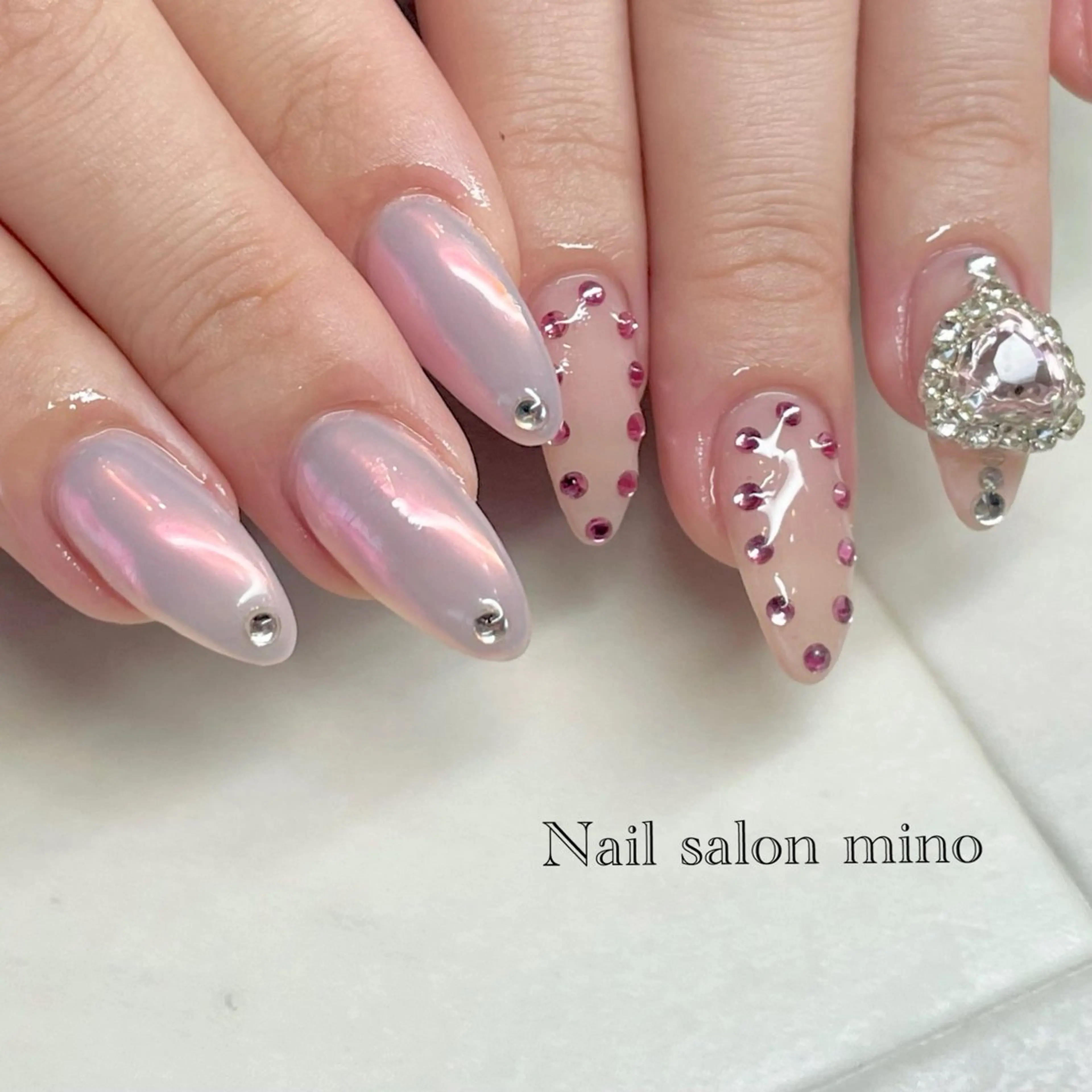 ネイル スカルプネイル ハンドネイル 三野　nail salon minoのネイルデザイン