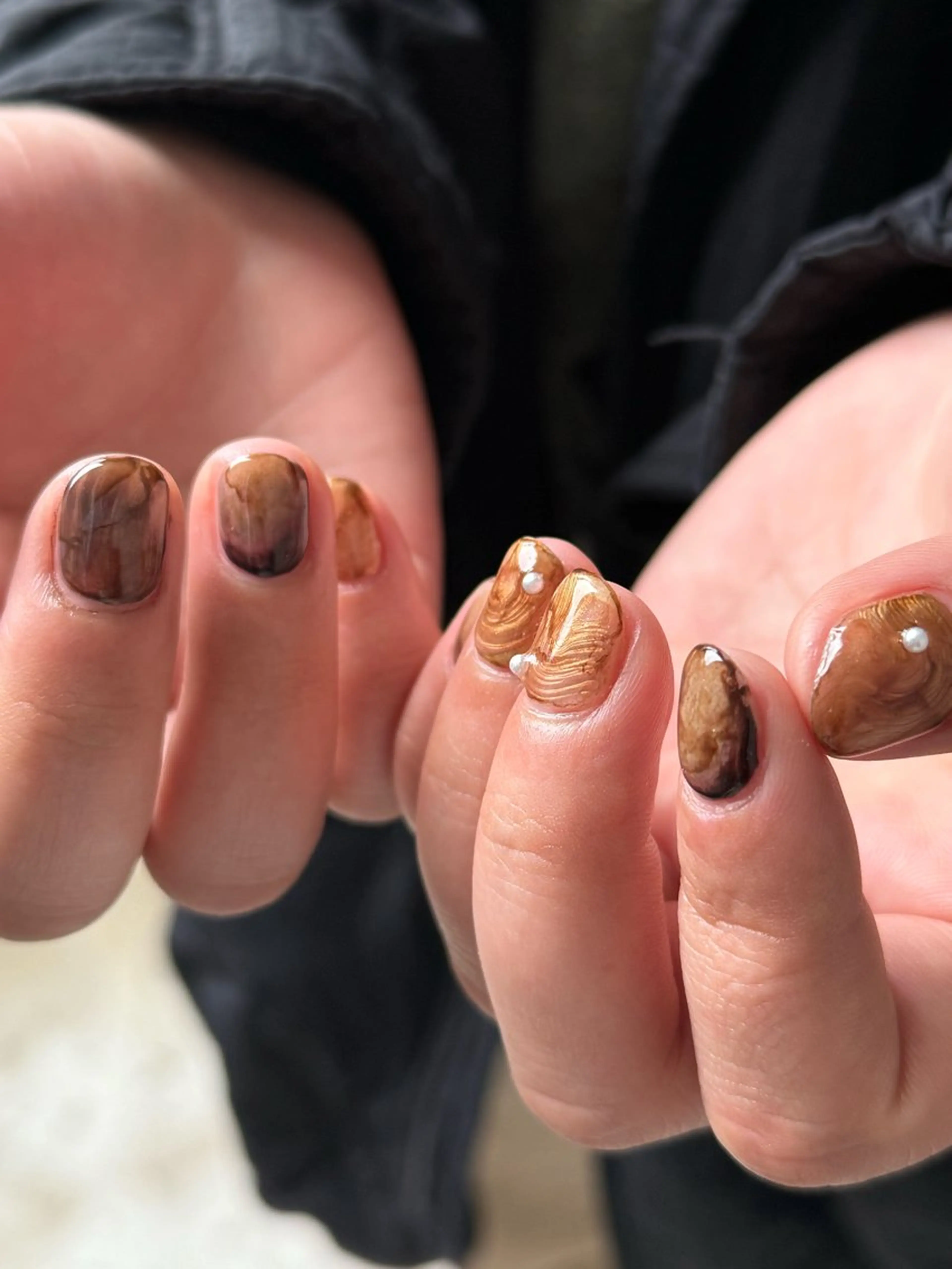 ネイル 成人式 ハンドネイル Manon/ rikaのネイルデザイン