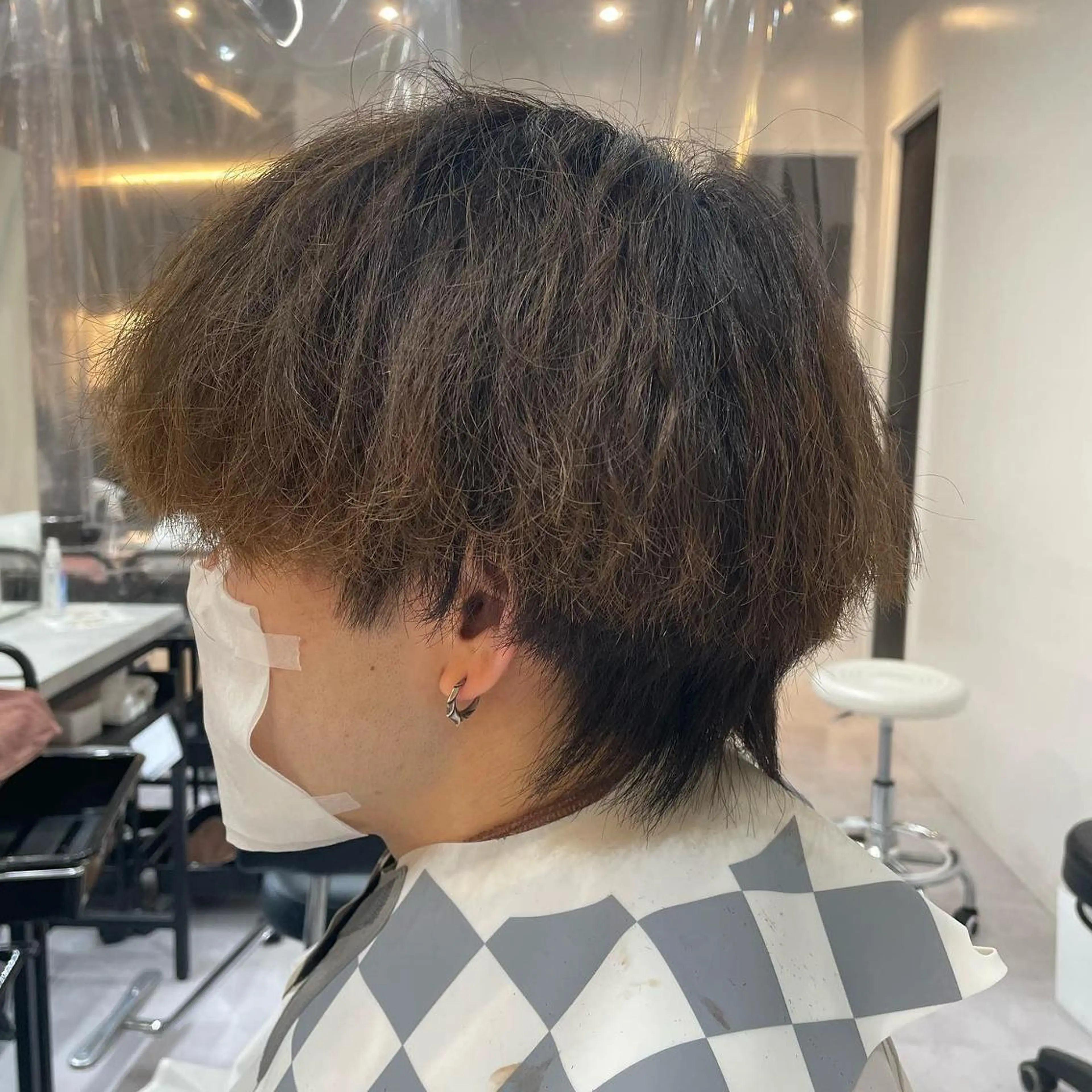 ショート 髪質改善× ハイライト溝江のヘアスタイル