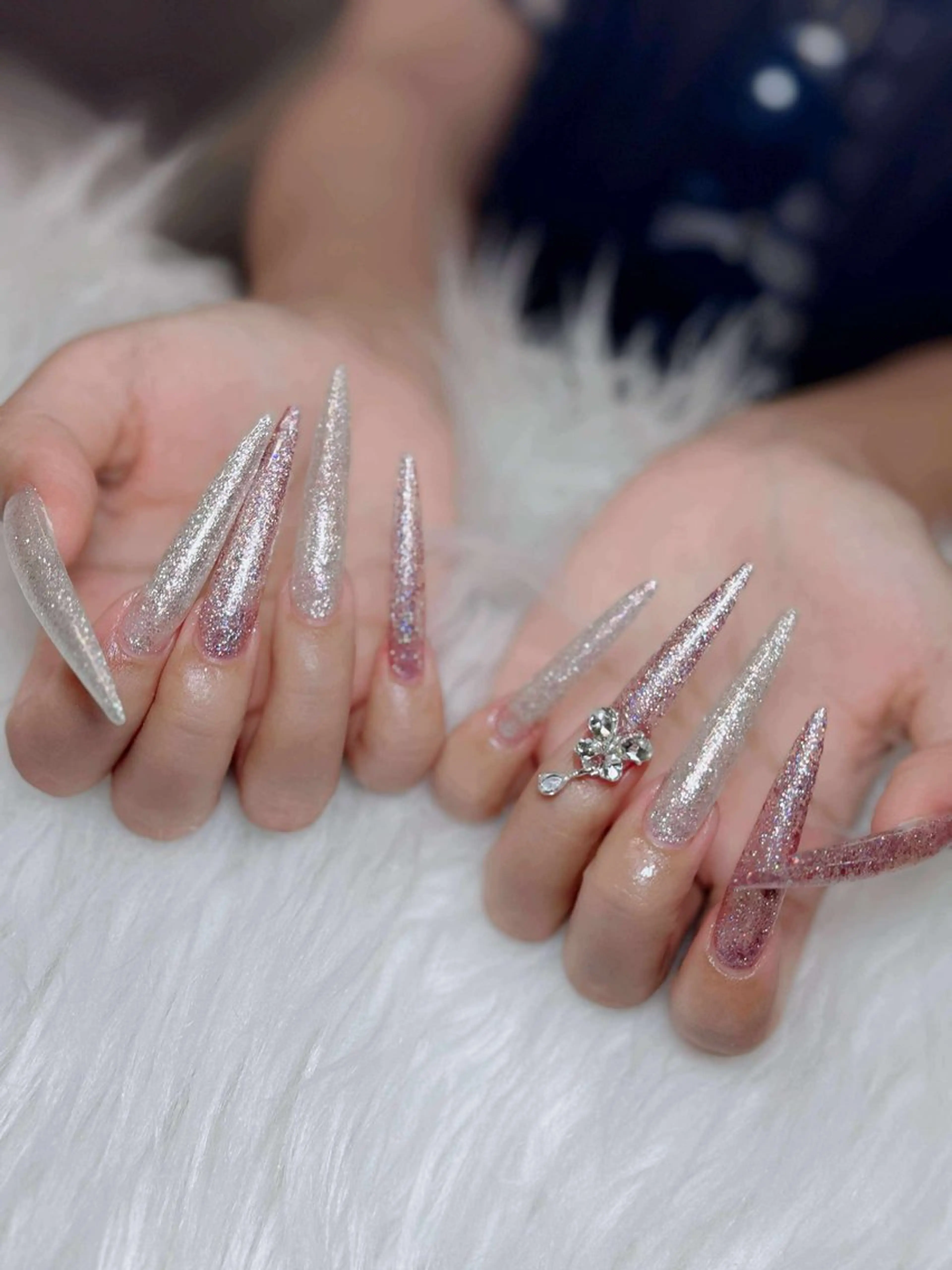 ネイル オーロラネイル チークネイル フットネイル フレンチネイル 韓国ネイル Lumi Nailのネイルデザイン